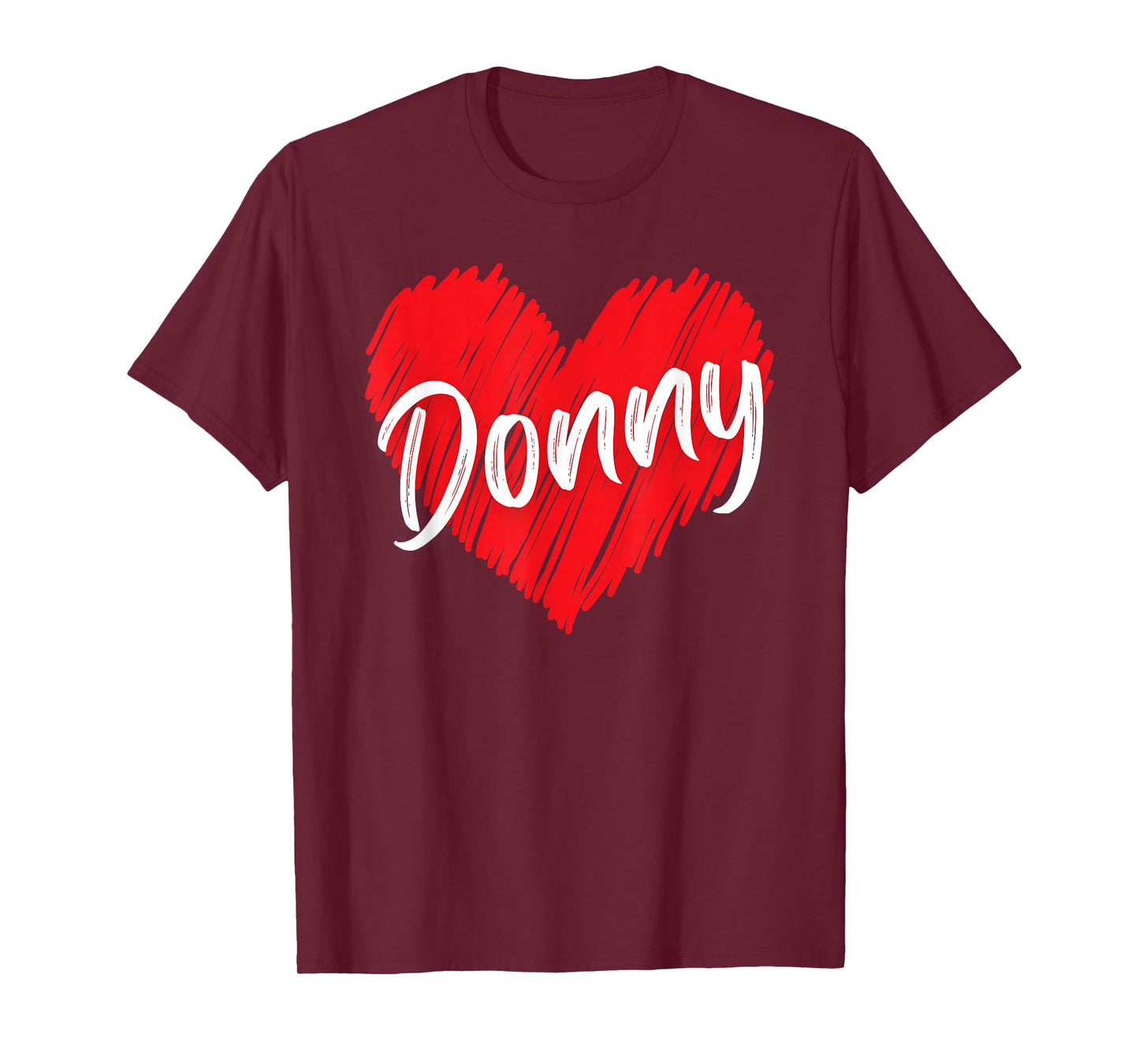 Donny Personalized Name I Love Donny Heart Vintage T-Shirt