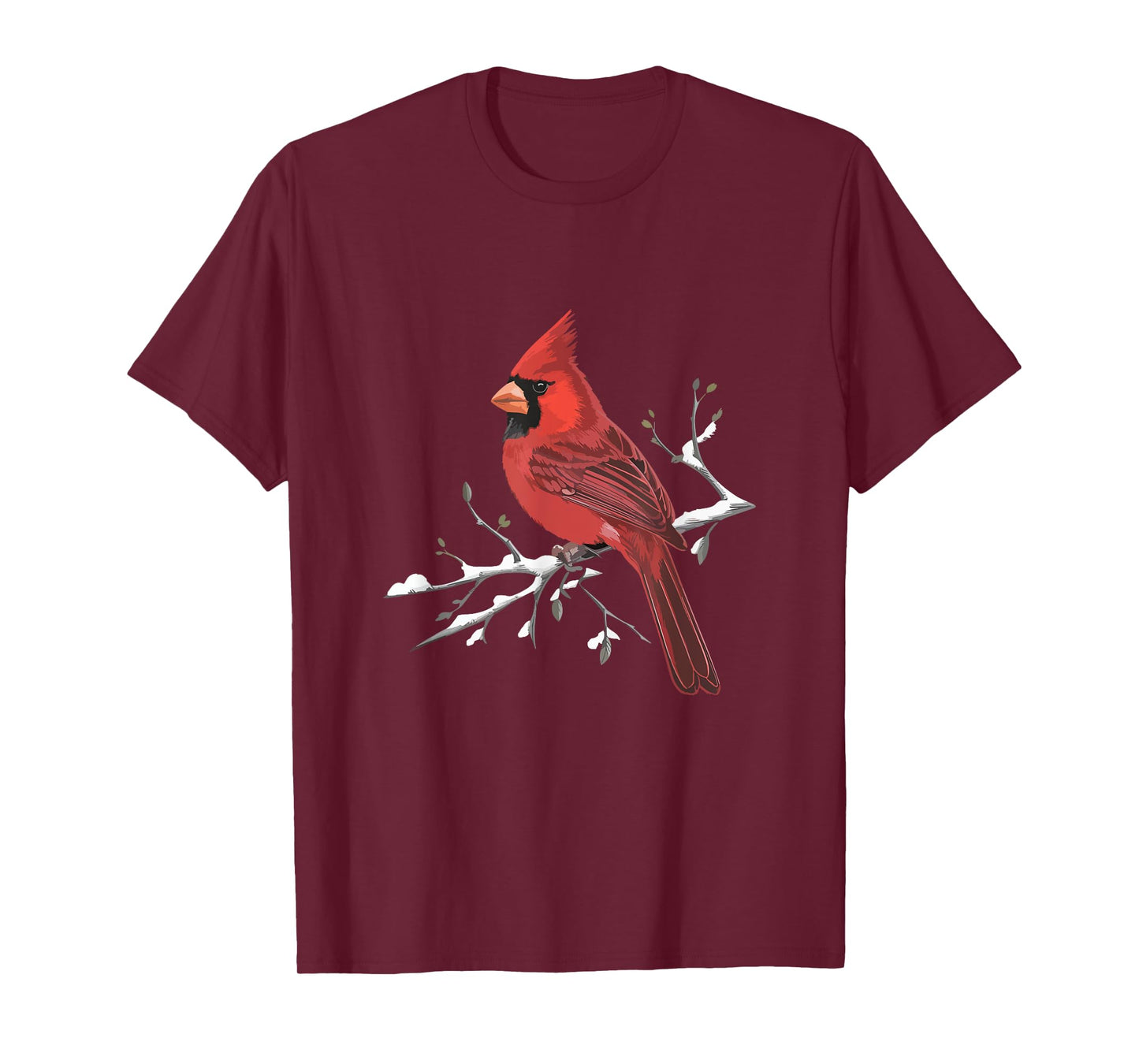 Majestic Red Cardinal Birdwatching Birdwatcher Bird Lover T-Shirt
