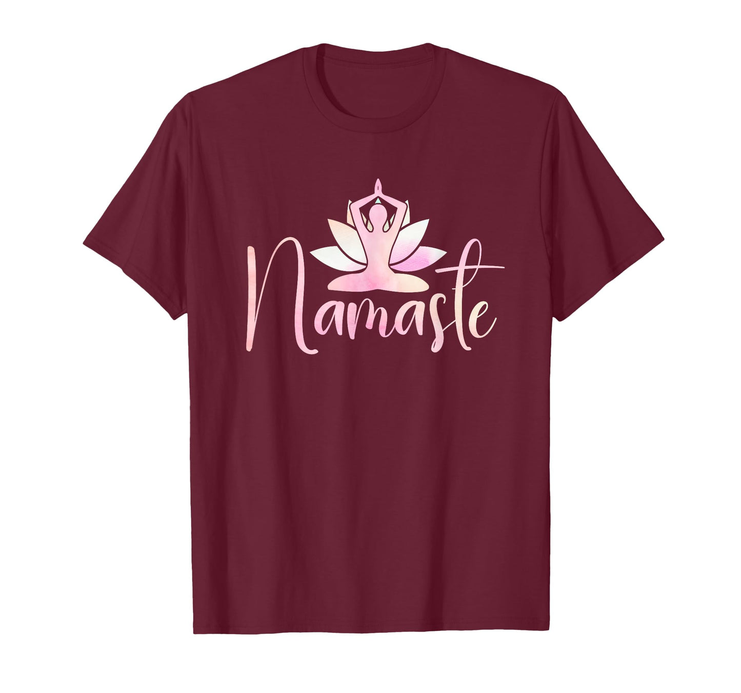 Namaste Lotus Flower Meditation Yoga T-Shirt