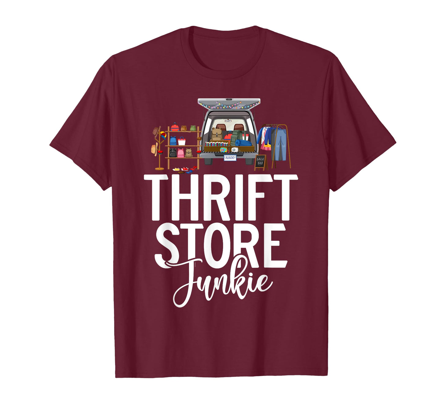 Thrift Store Junkie Thrifting T-Shirt