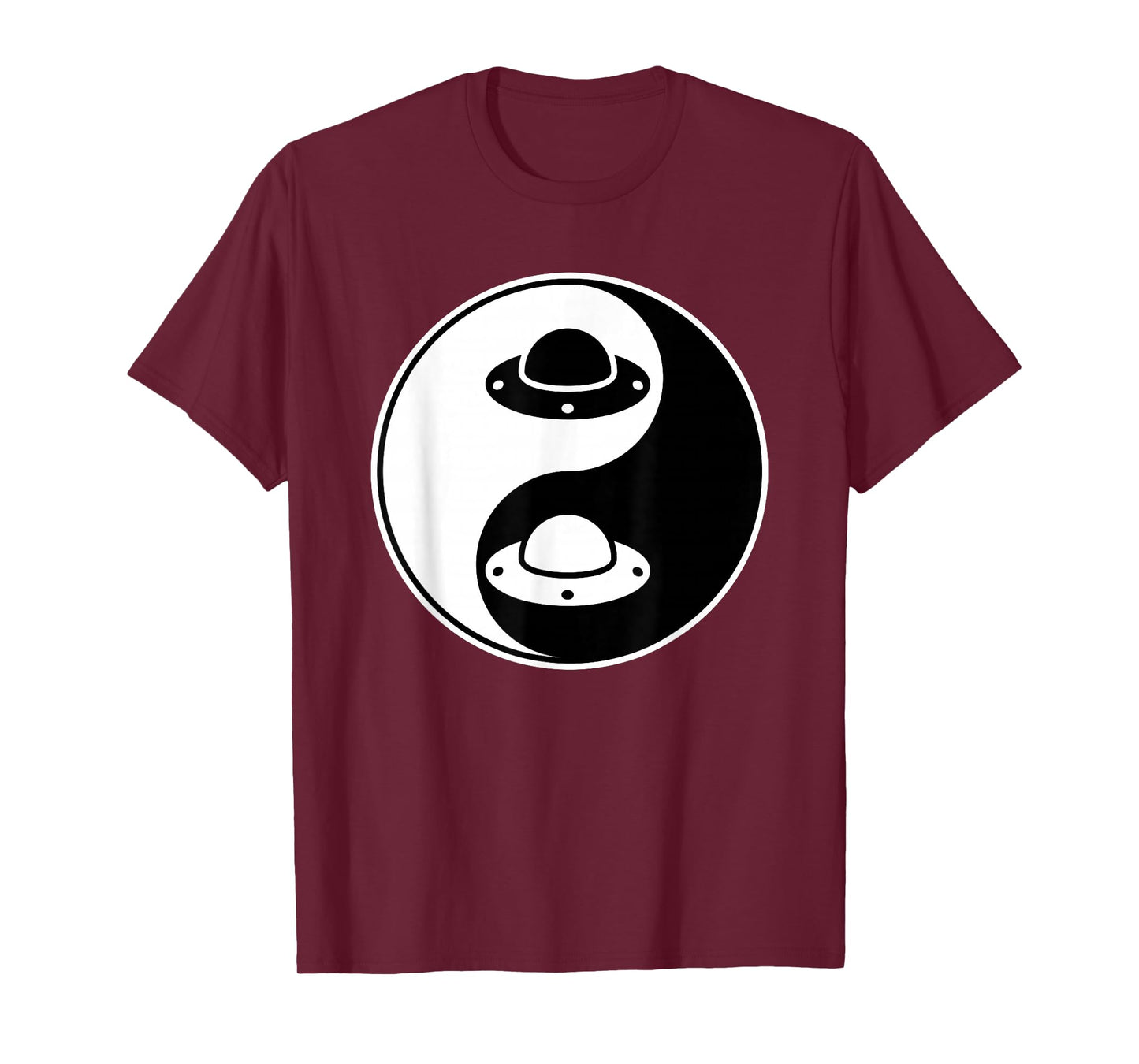 Yin Yang - Alien Ufo Paranormal - Buddhist Zhen Spiritual T-Shirt