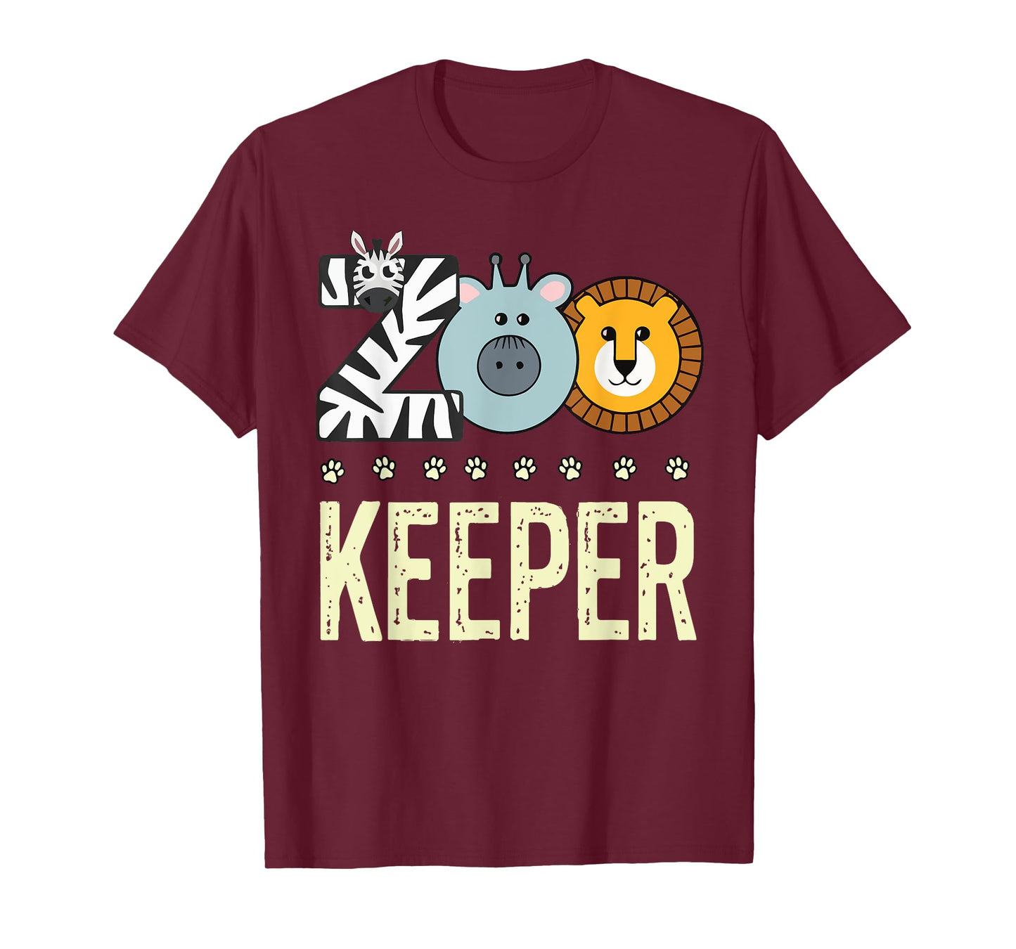 Zookeeper Costume Adult Men Zoo Animal Safari Zoo Keeper T-Shirt