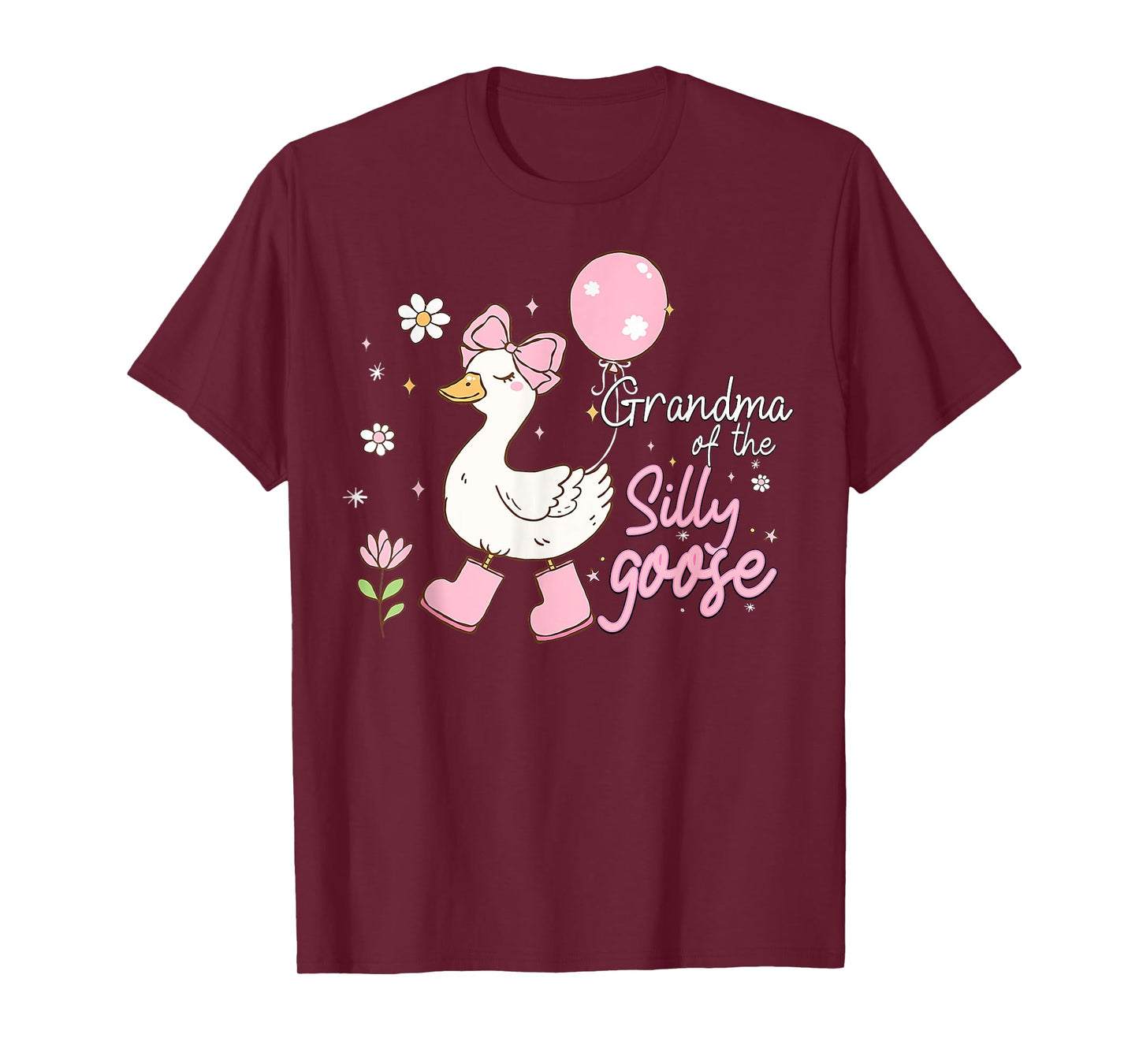 Grandma of the Silly Goose 1st Birthday Family Matching T-Shirt