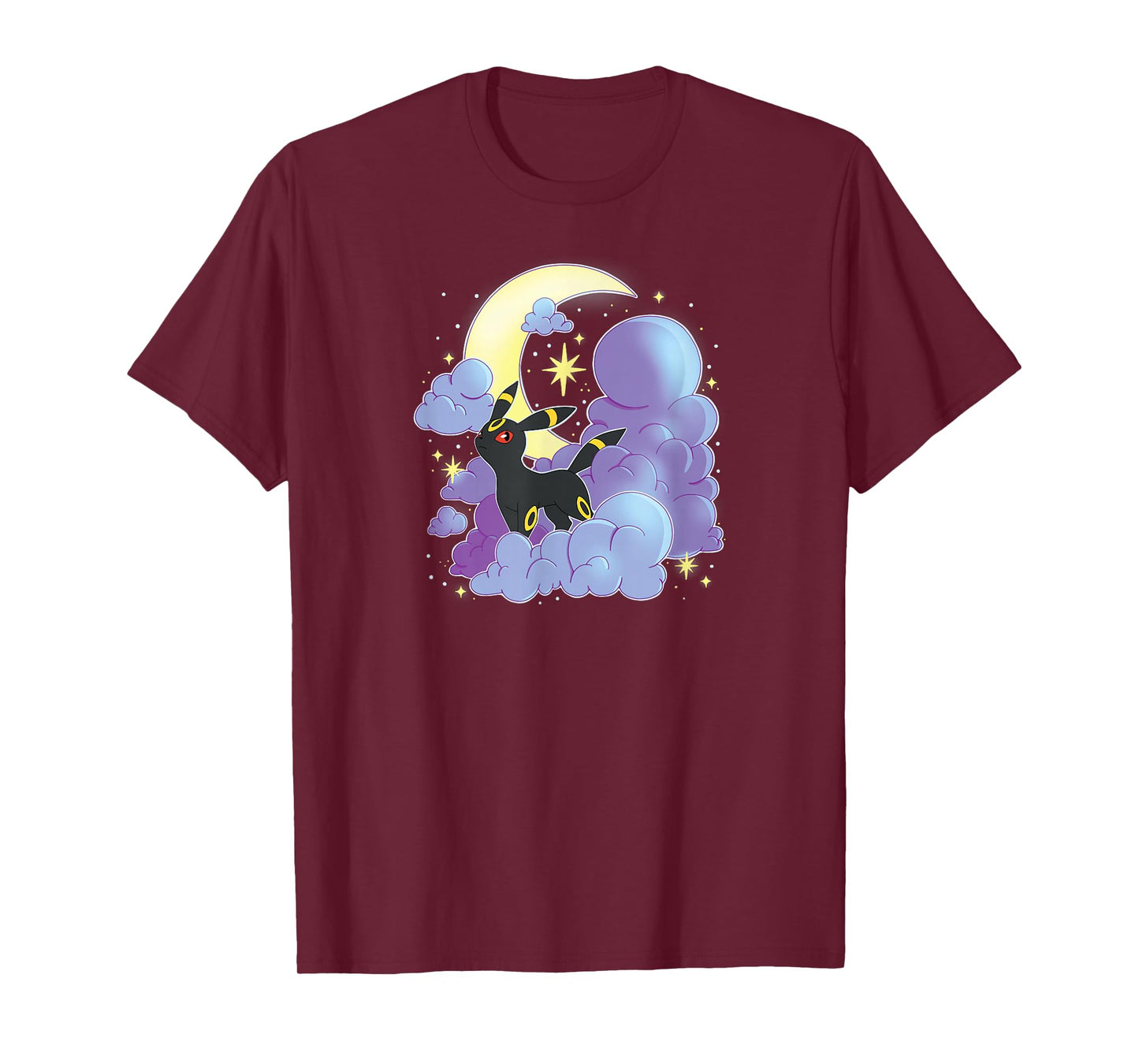 Pokémon - Umbreon Celestial Moon With Clouds T-Shirt