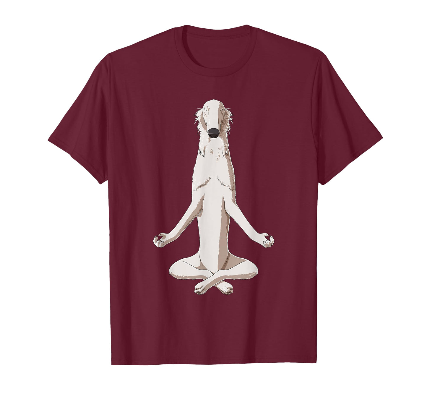Yoga Dog Borzoi T-Shirt