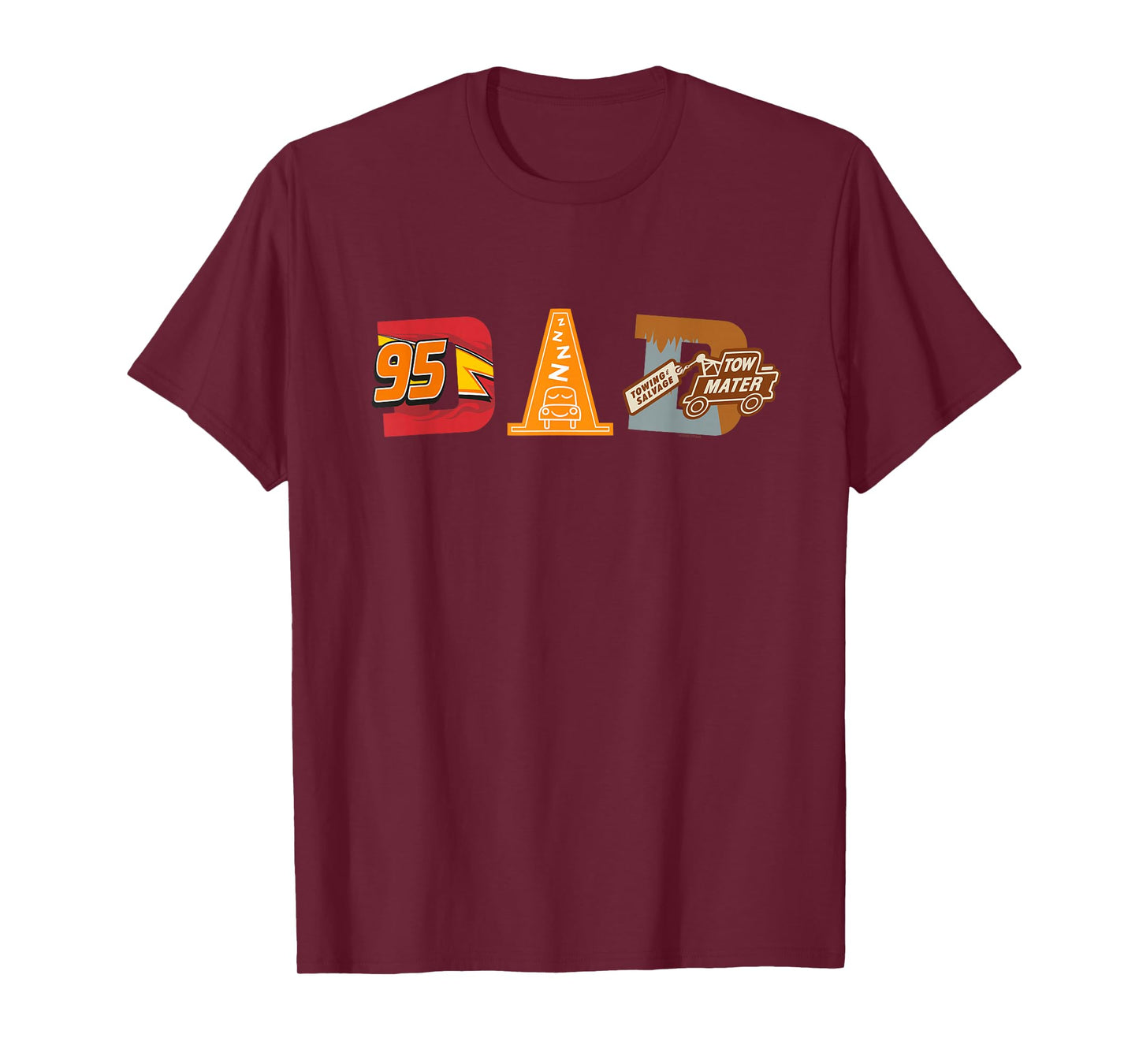 Disney and Pixar’s Cars Cozy Cone Dad Father’s Day Birthday T-Shirt