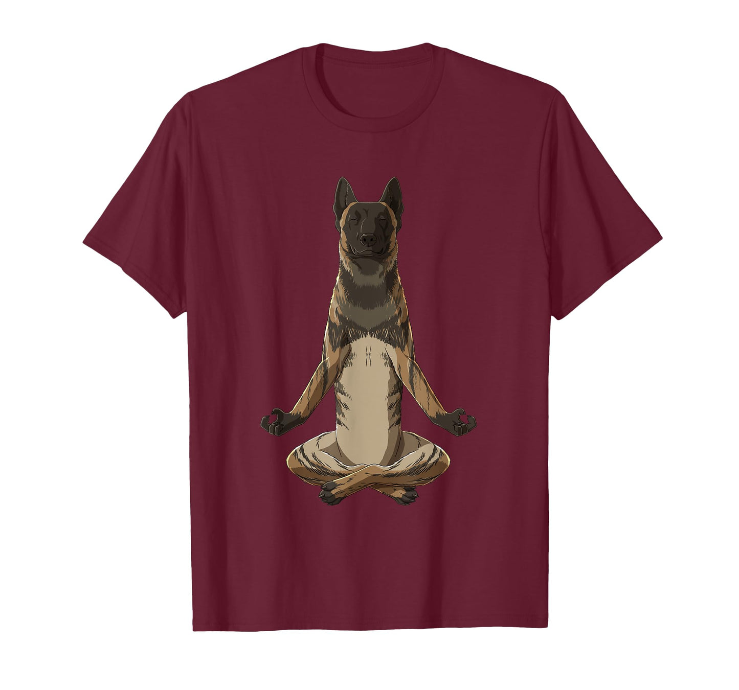 Funny Yoga Dog Dutch Shepherd T-Shirt