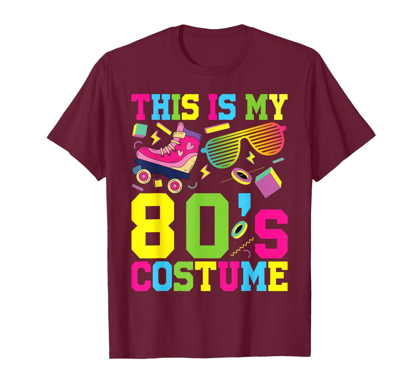 This Is My 80's Costume 1980 80s Party Outfit Men Women T-Shirt