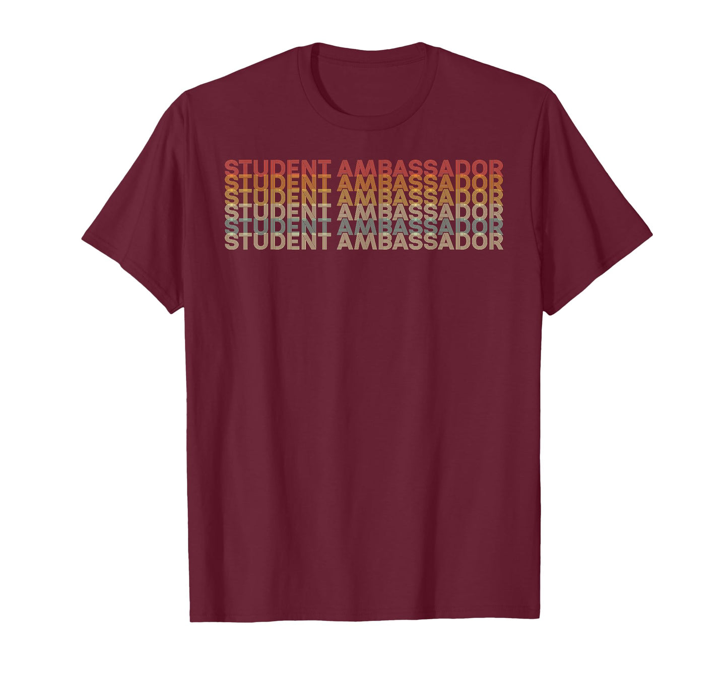 Retro 70s Student Ambassador Job Title T-Shirt