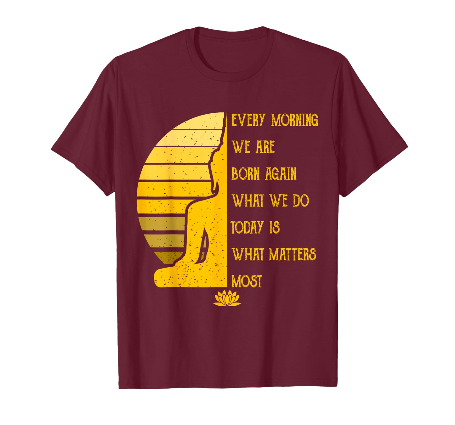 Yoga T-Shirt Meditation Buddha Gift Yoga Teacher T-Shirt