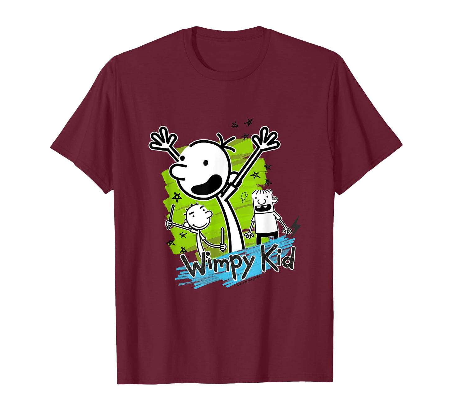 Diary of a Wimpy Kid Greg Stars Doodle T-Shirt