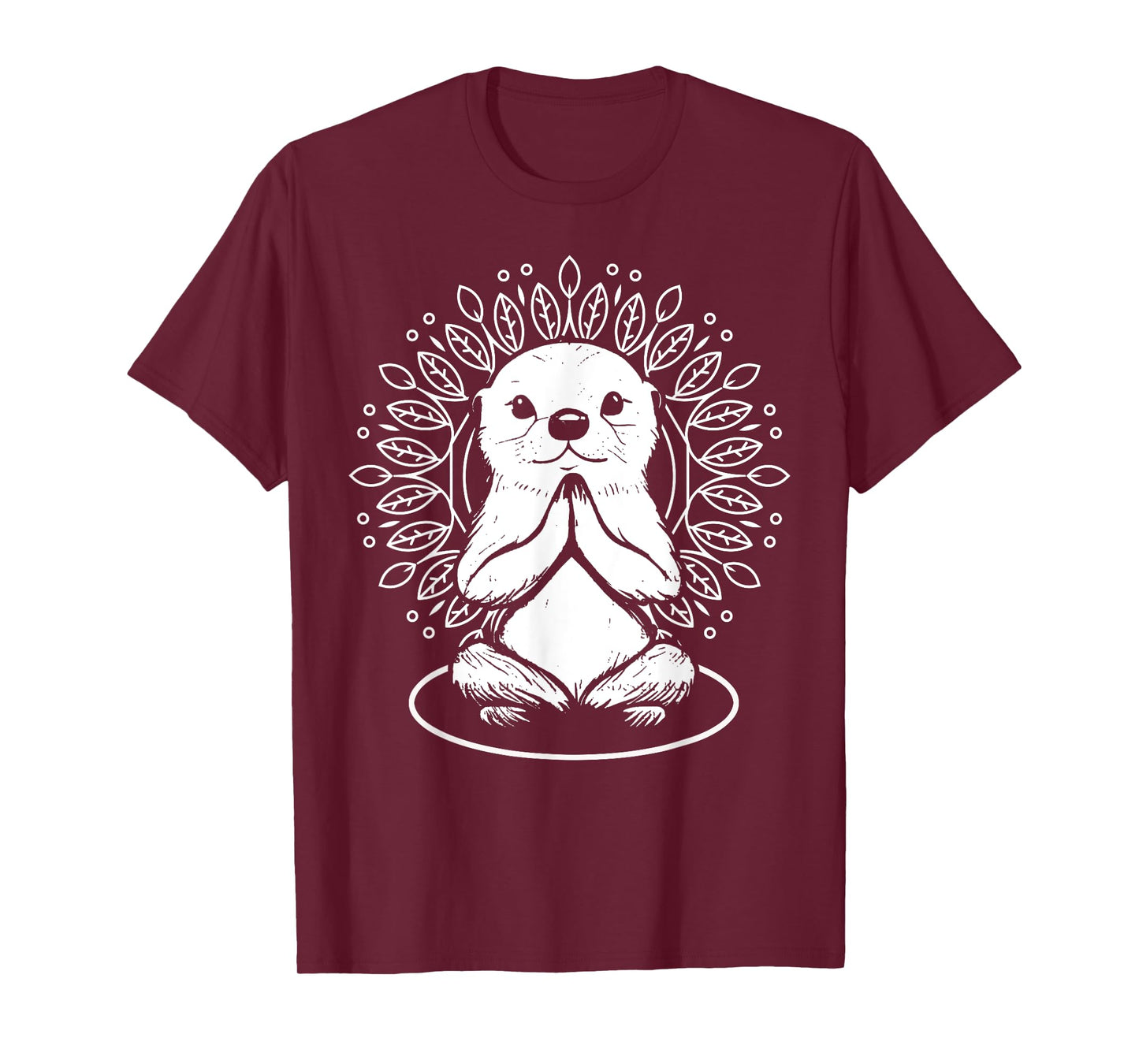 Otter Spiritual Yoga Pose Meditation Lover Namaste T-Shirt
