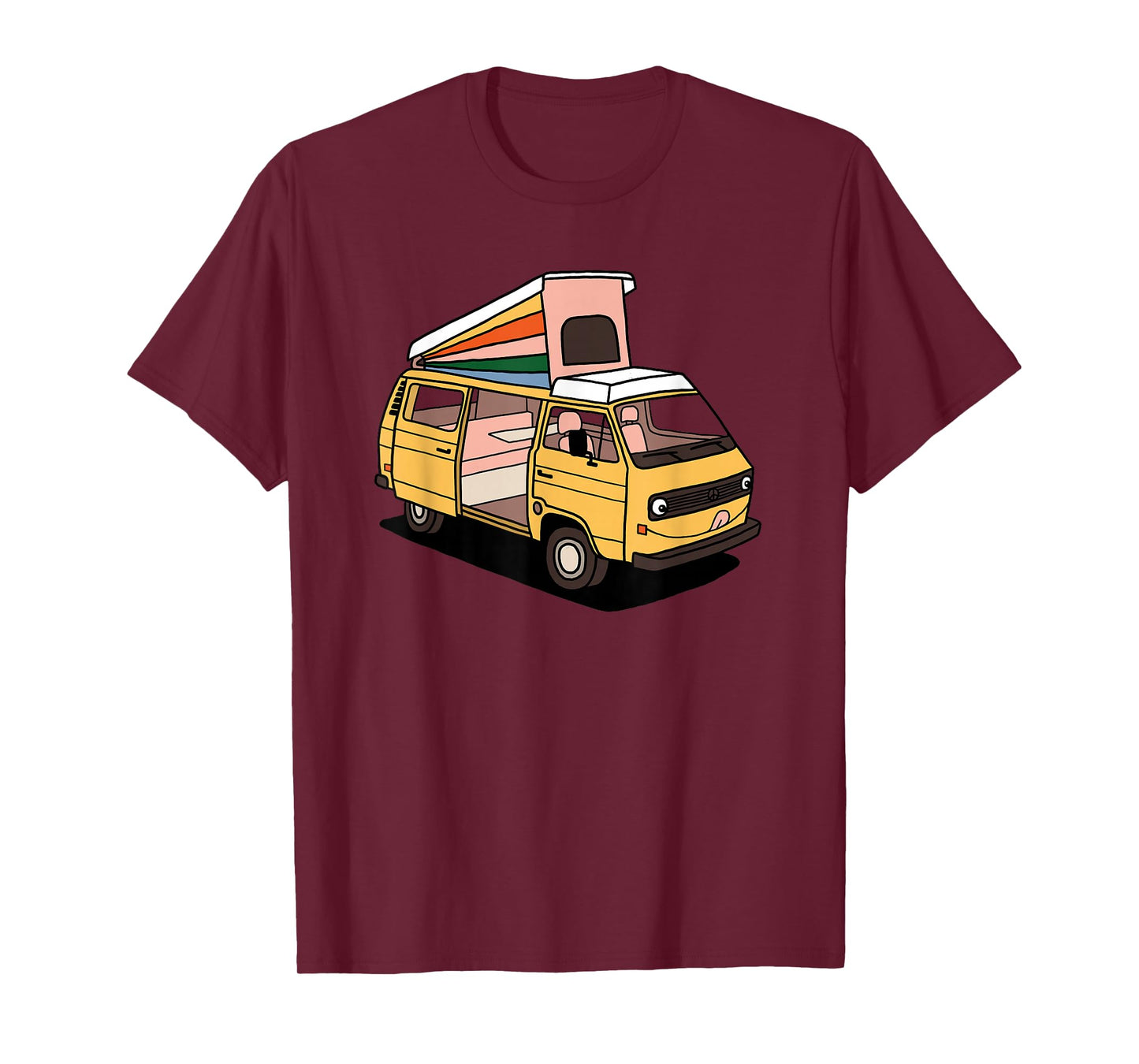 Threadless Katdog Design Smiley Vw Westfalia Vanagon Graphic T-Shirt