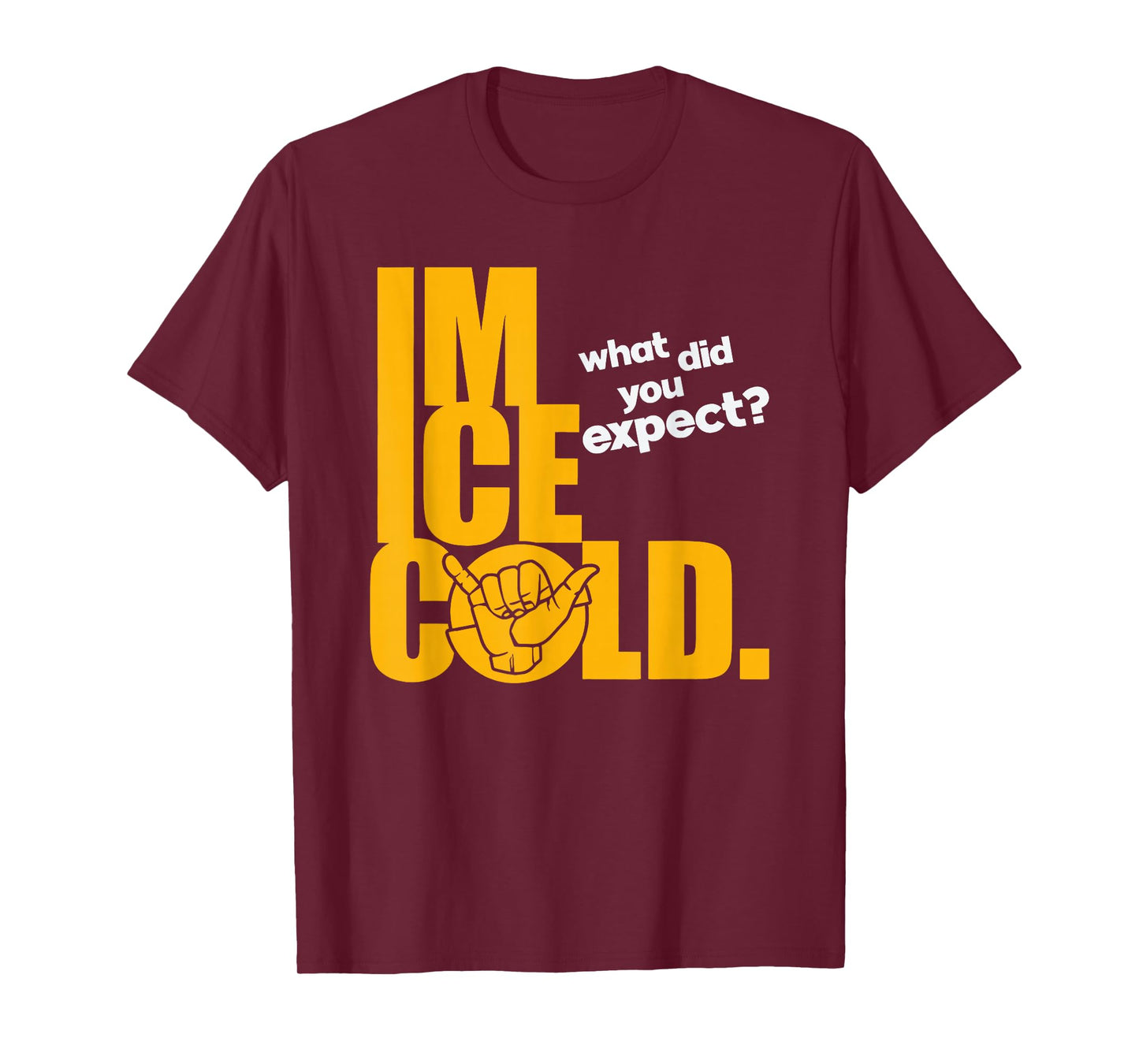 I'm Ice Cold Hand Sign Alpha African Fraternity Men T-Shirt