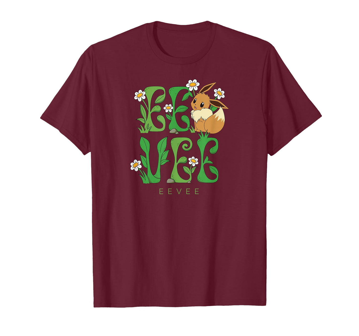 Pokémon - Eevee Floral First Generation Normal Type T-Shirt