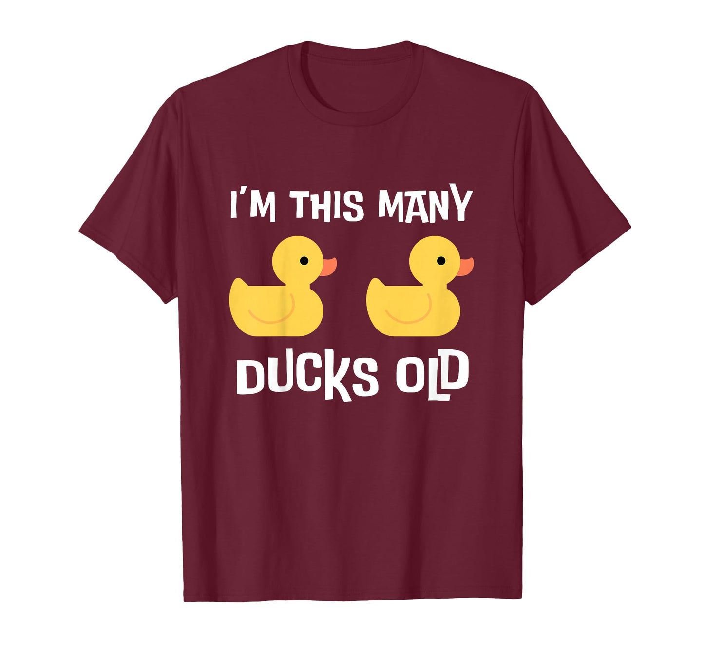 I'm This Many Ducks Old, Duck 2nd Birthday 2 Years Old Bday T-Shirt