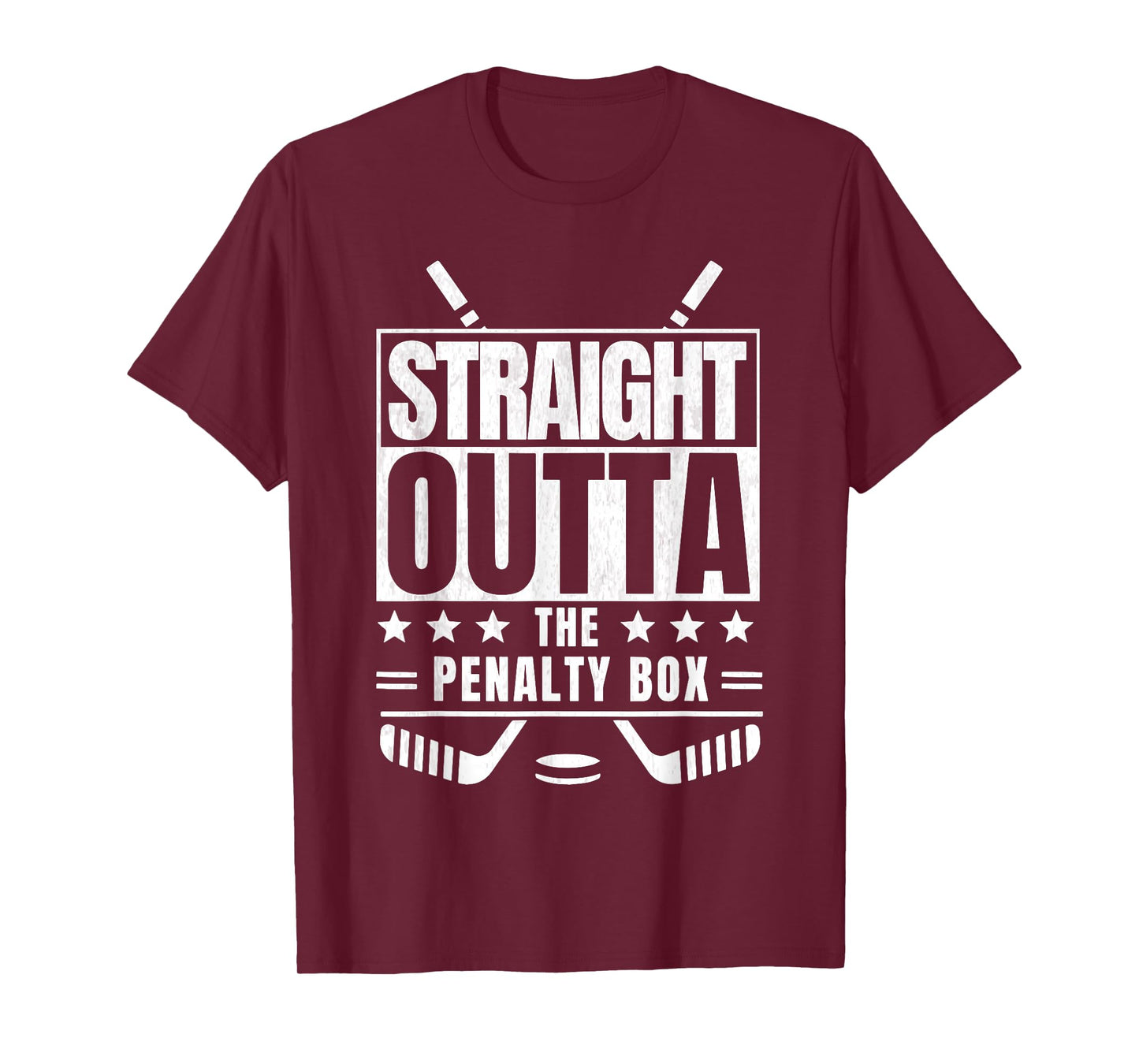 youth straight outta the penalty box kids funny boys & girls T-Shirt