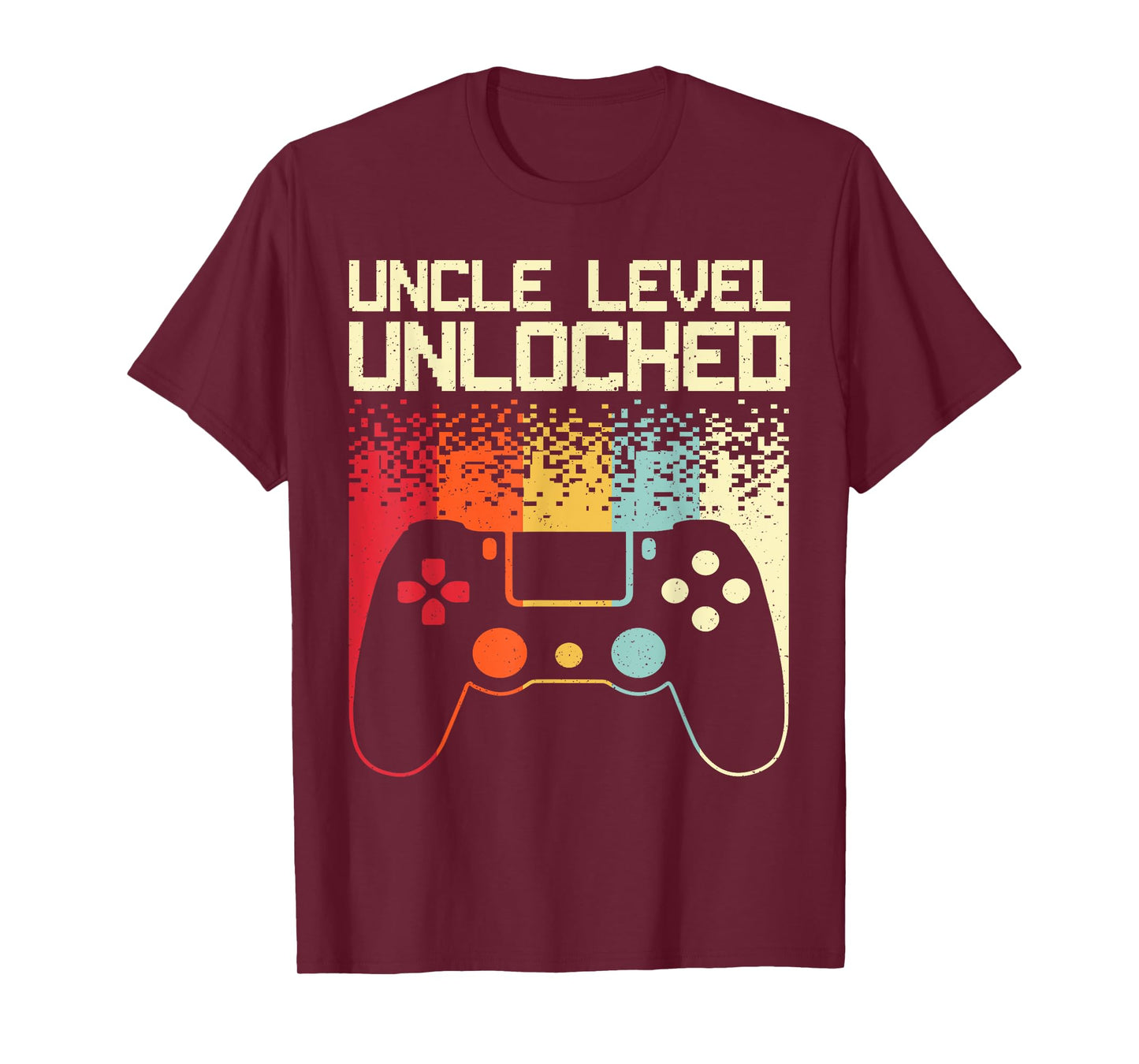Gaming Uncle Art For Men Video Gamer First Time Uncle To Be T-Shirt