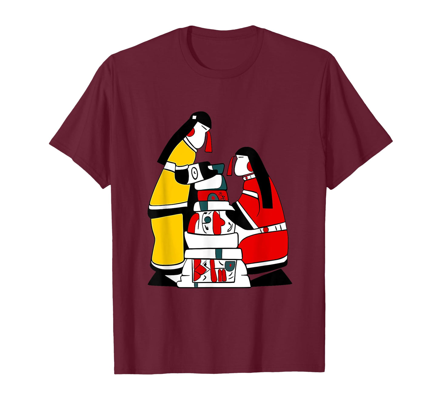 Inukshuks Human Figure Native Inuit Style T-Shirt