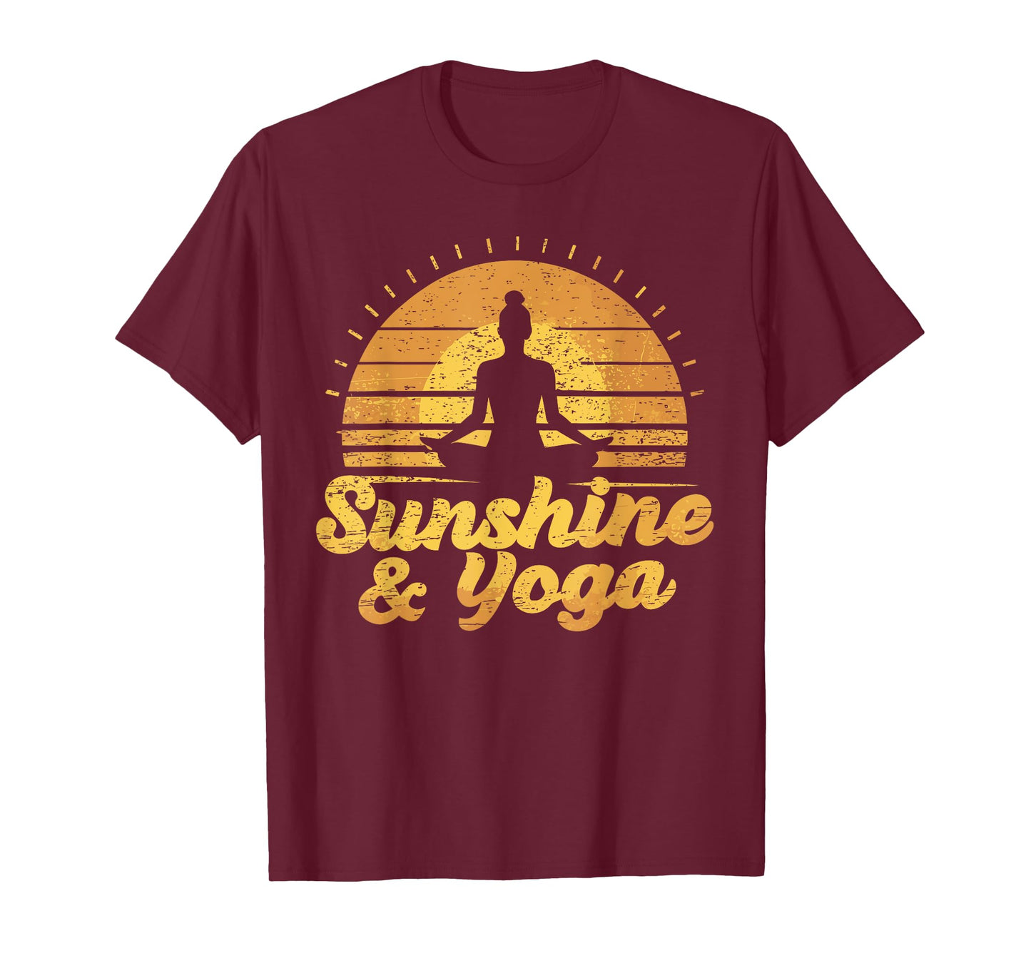 Sunshine & Yoga Shirt for Yoga Practicioner | Summer Yoga T-Shirt for Men Women Kids