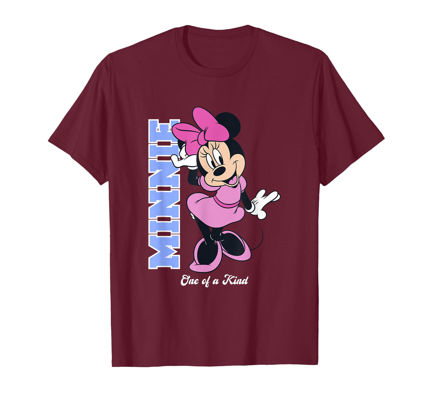 Disney Mickey and Friends Minnie Mouse One of A Kind Pink T-Shirt