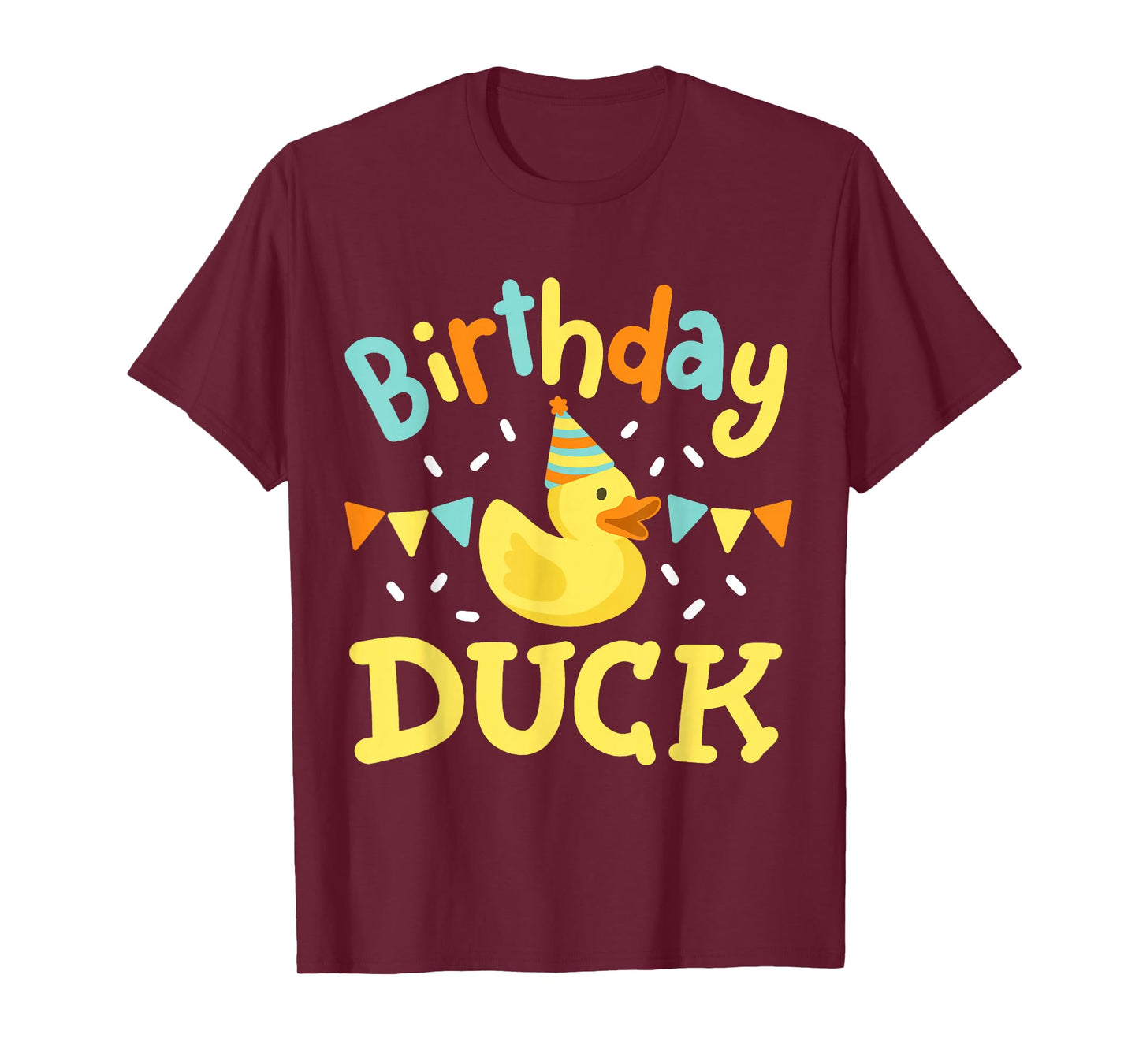 Birthday Duck Kids Girls Boys Rubber Duck Bday Party Family T-Shirt