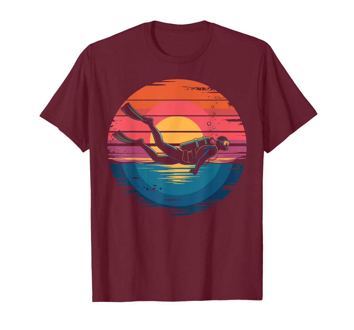 Vintage Scuba Diving Retro Ocean Explorer Gifts Men Women T-Shirt