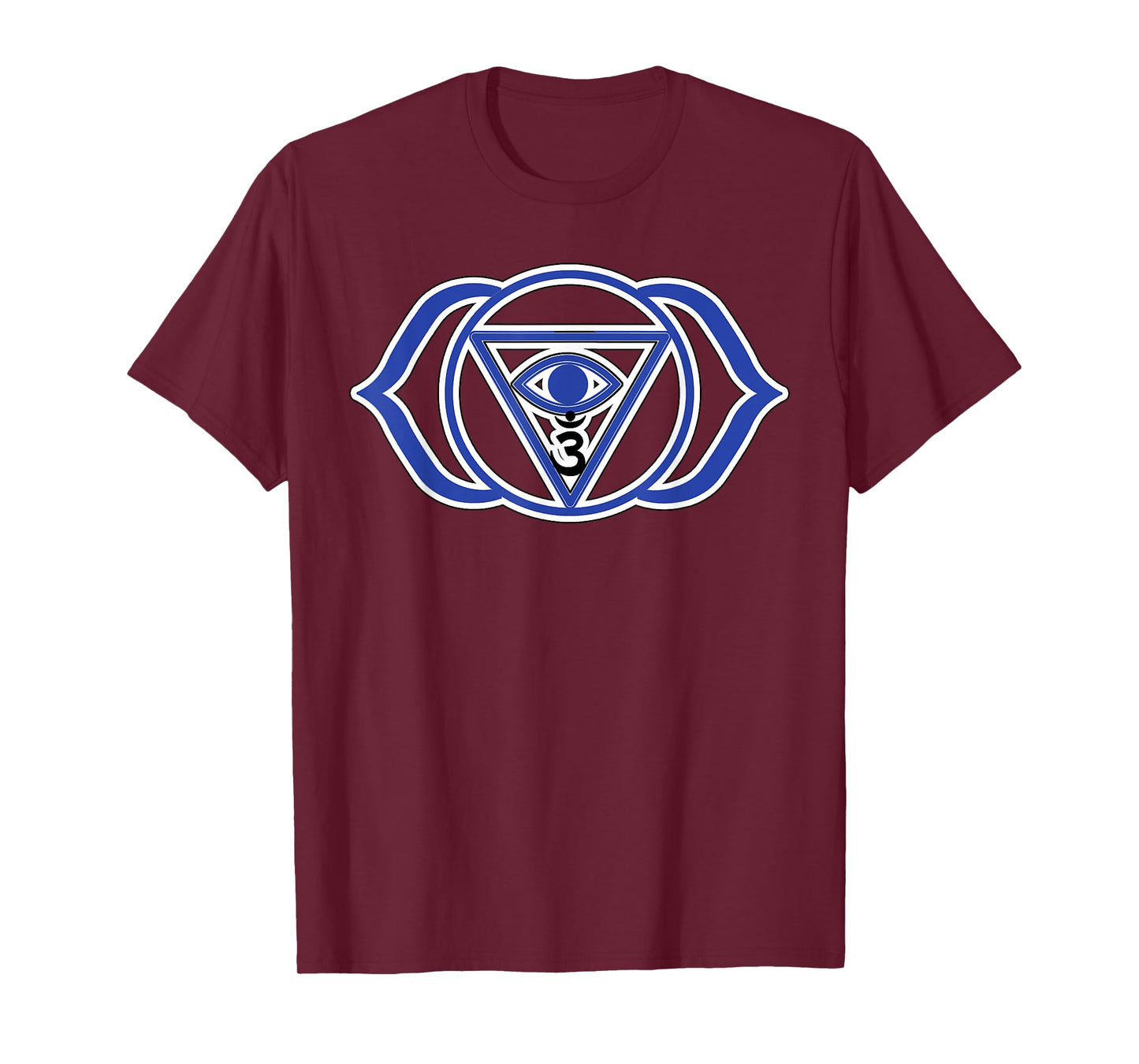 Yoga Ajna Awareness Third Eye Blue Chakra T-Shirt