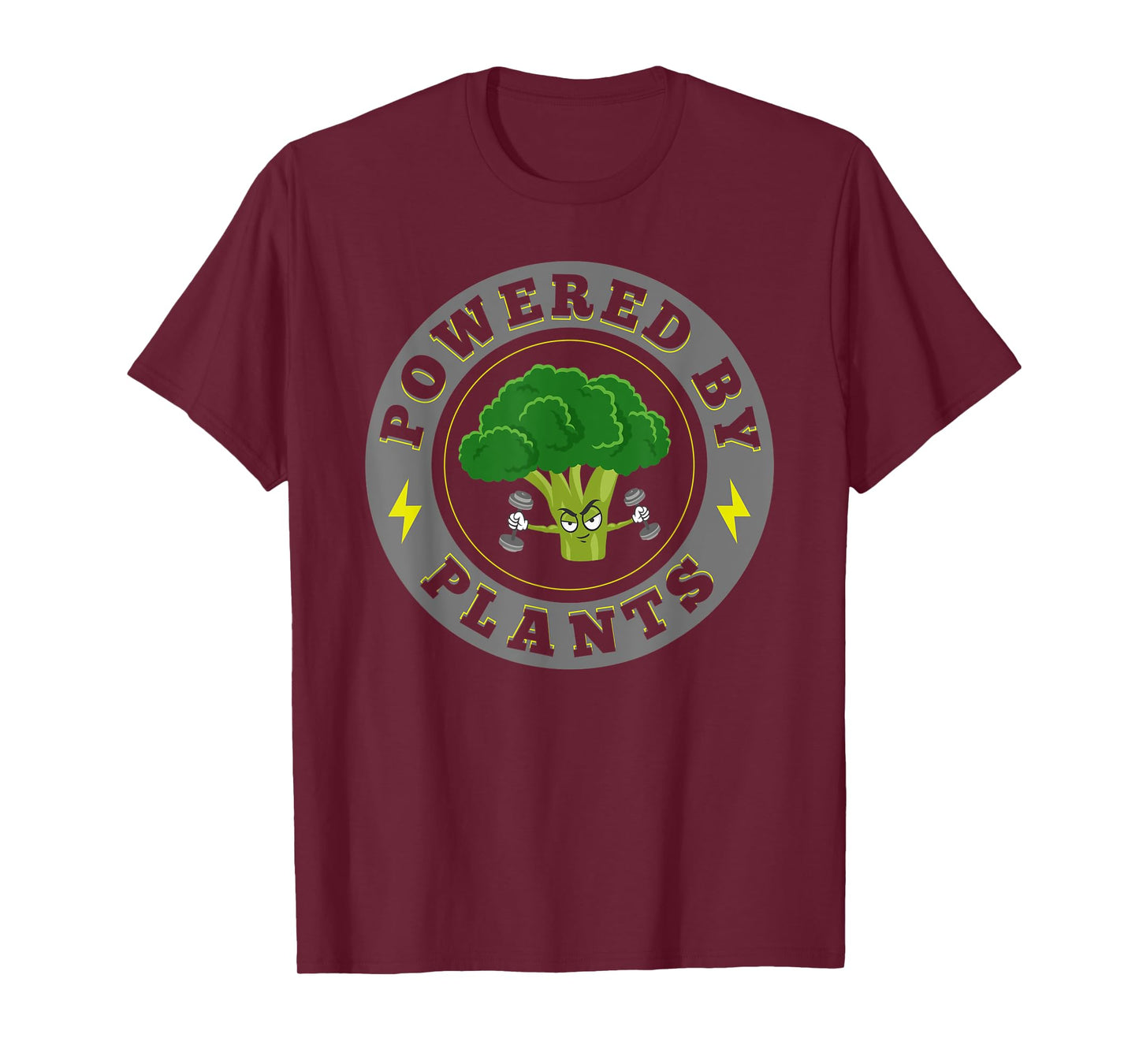 Powered By Plants Funny Vegan Plant Power T Shirt Men Women