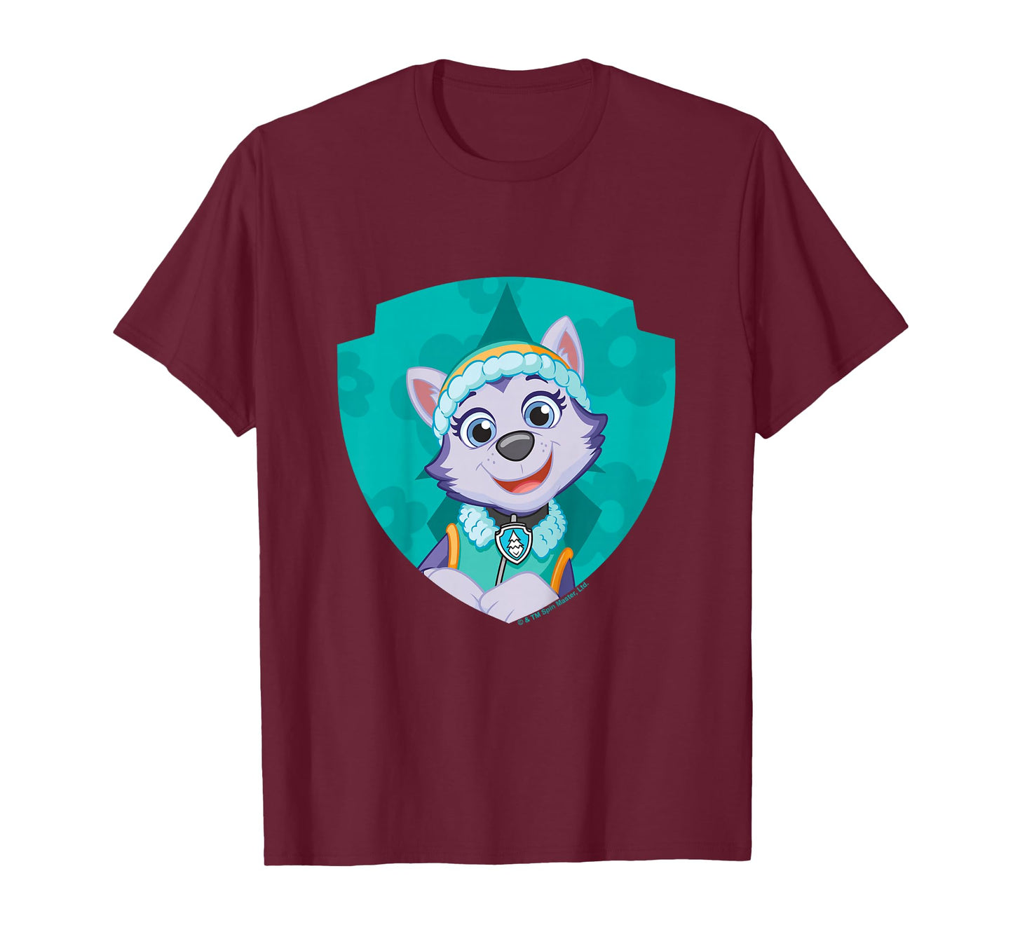 PAW Patrol Everest Big Chest Shield Emblem T-Shirt