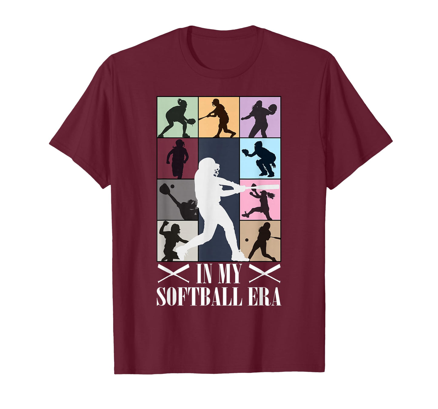 In My Softball Era Funny Softball Girl Player Lover T-Shirt