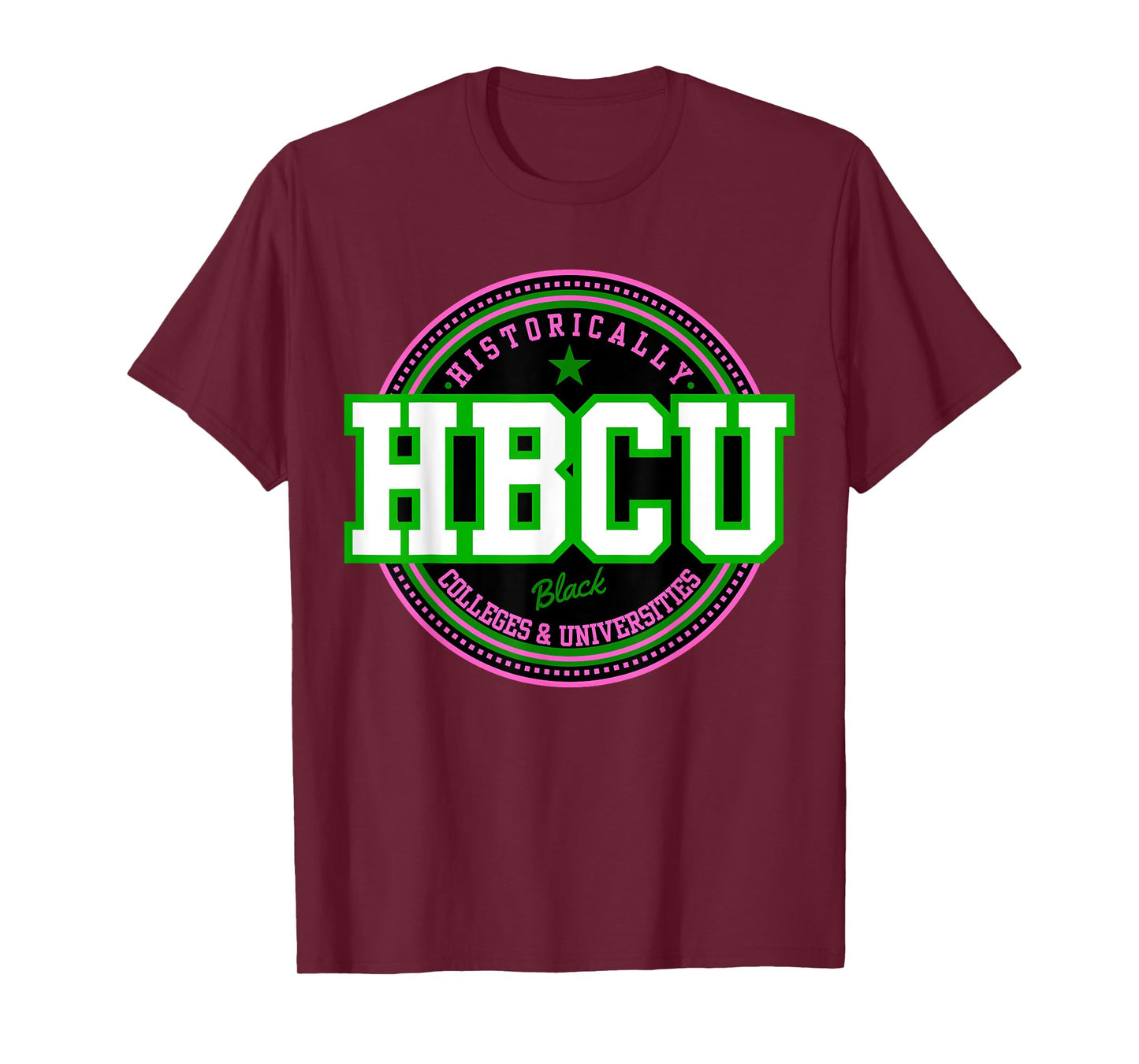 HBCU Pink And Green Historically Black College University T-Shirt