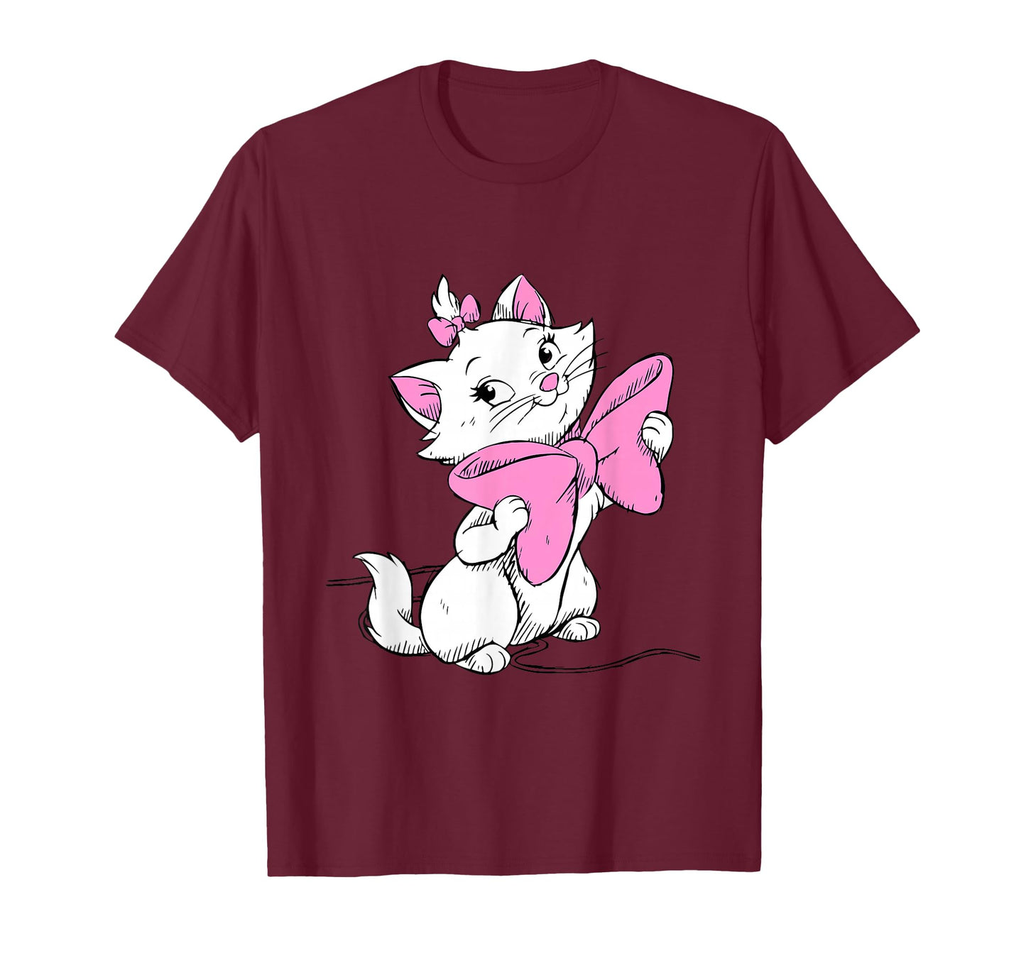 Disney The Aristocats Marie Big Bow Lovely Smile T-Shirt