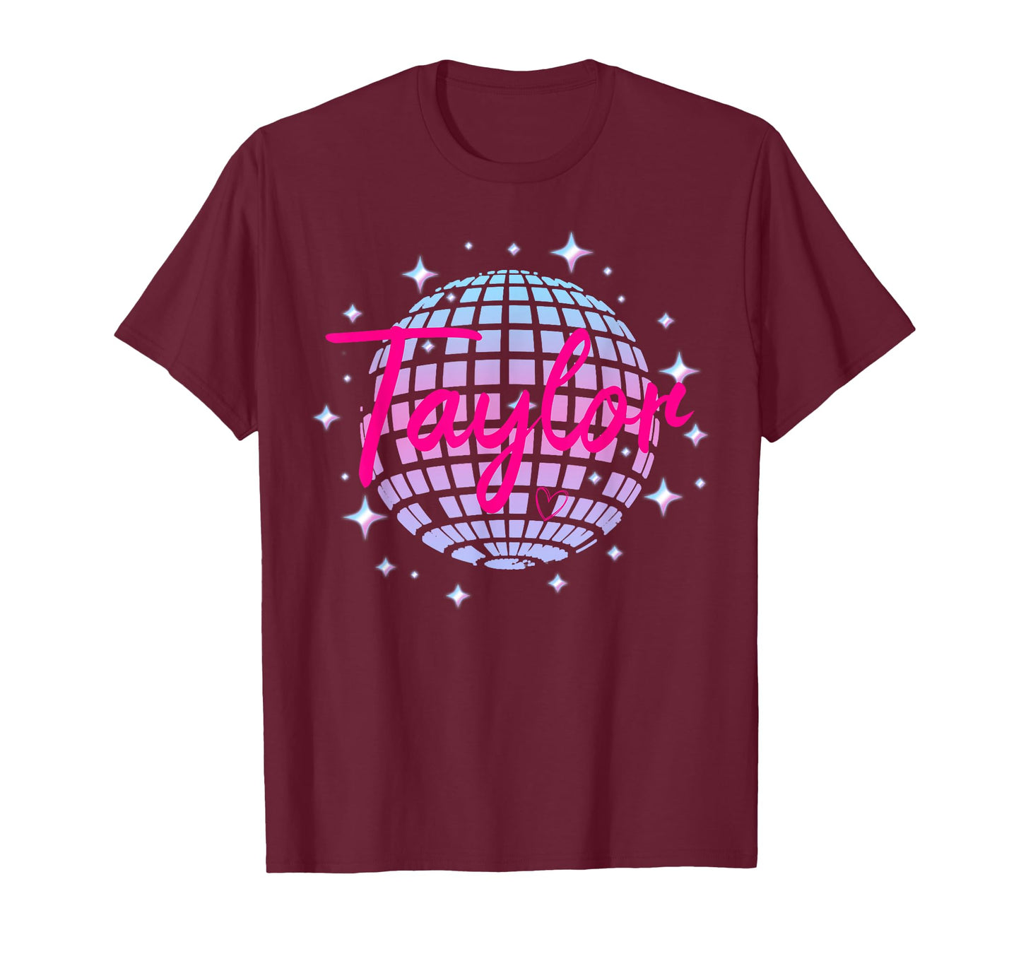 Taylor Personalized Name I Love Taylor Girl Groovy 70's 80's T-Shirt