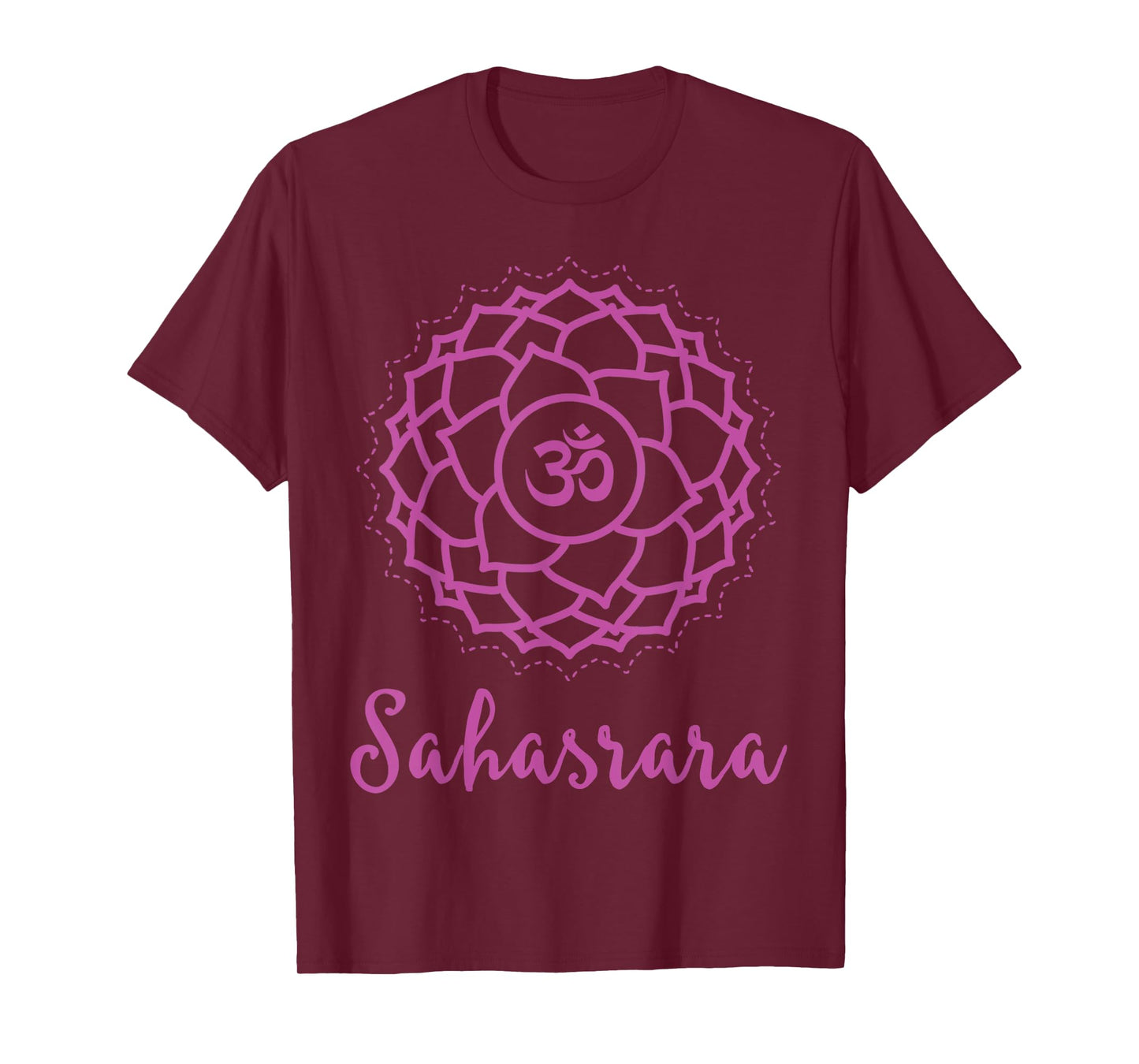 Sahasrara Violet Crown Chakra Symbol - Yoga T-Shirt