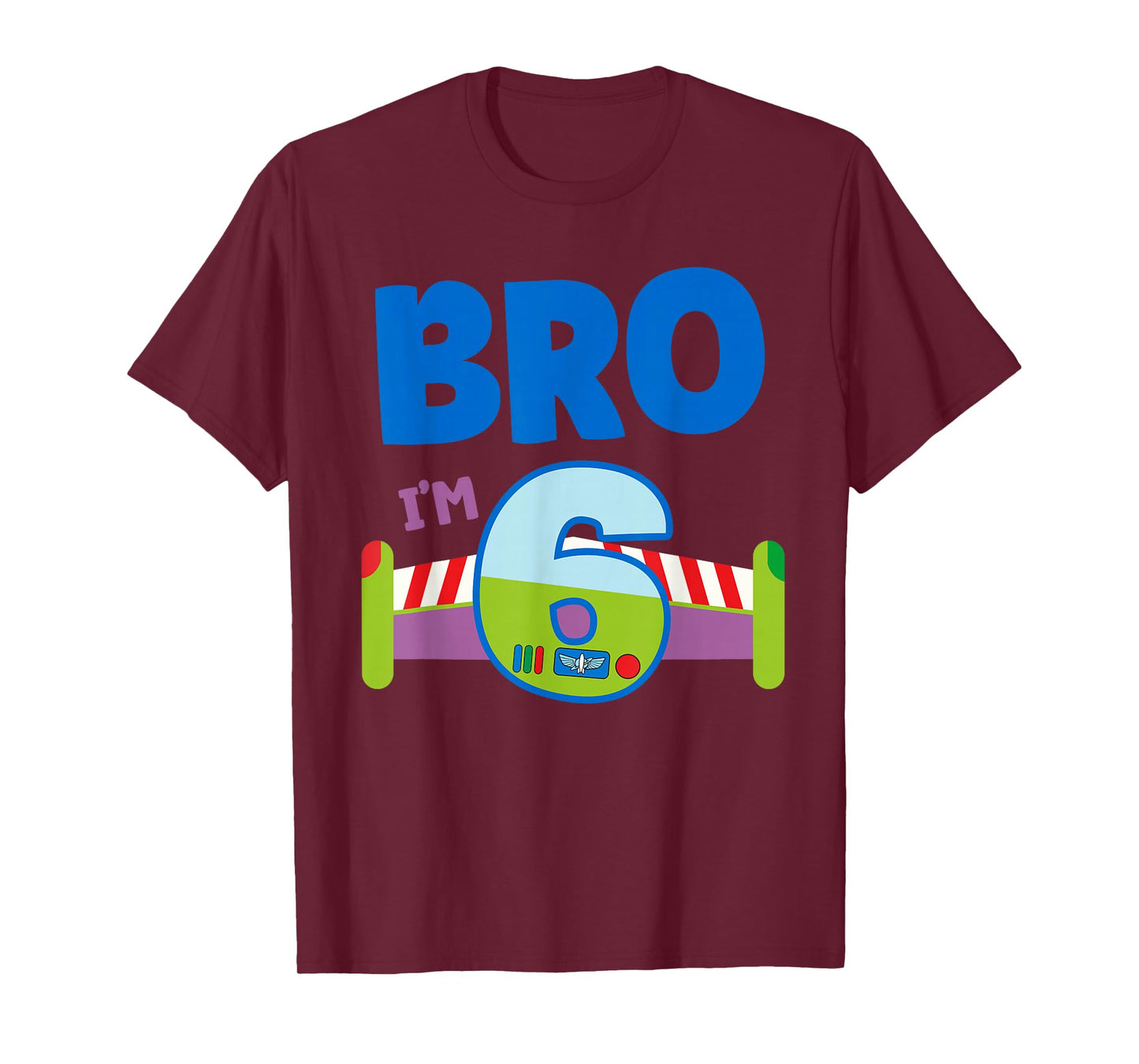 6th Birthday Boy Toy Lover Bro I'm 6 Year Old Story Party T-Shirt