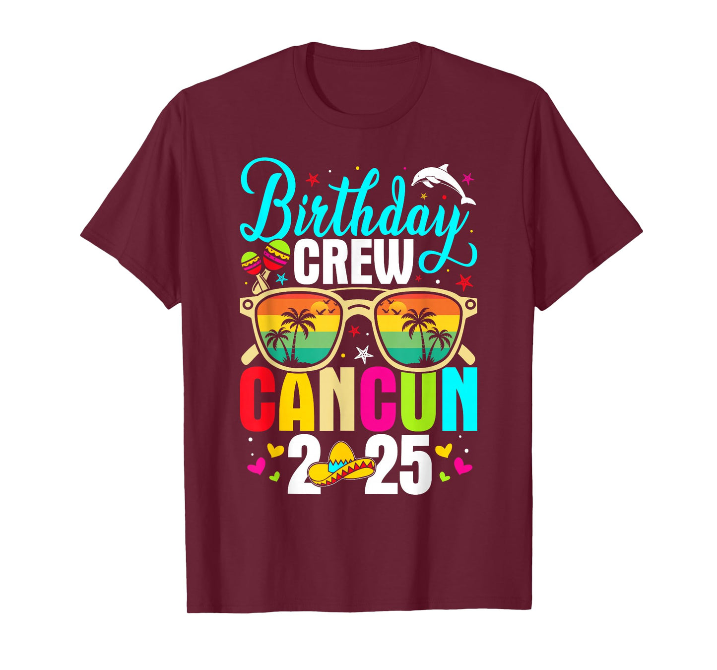 Mexico Cancun Birthday Boy Trip Vacation 2025 Matching Group T-Shirt