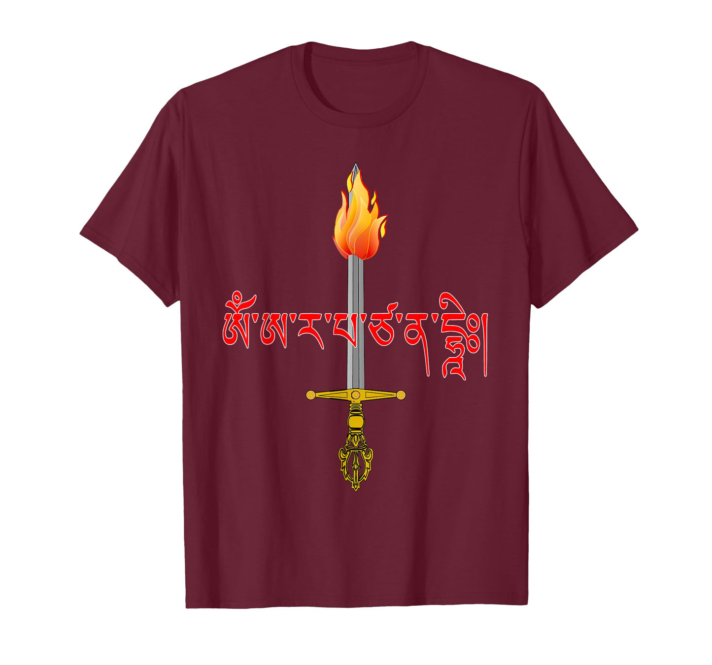 Tibetan Mantra Manjushri Bodhisattva of Wisdom T-Shirt