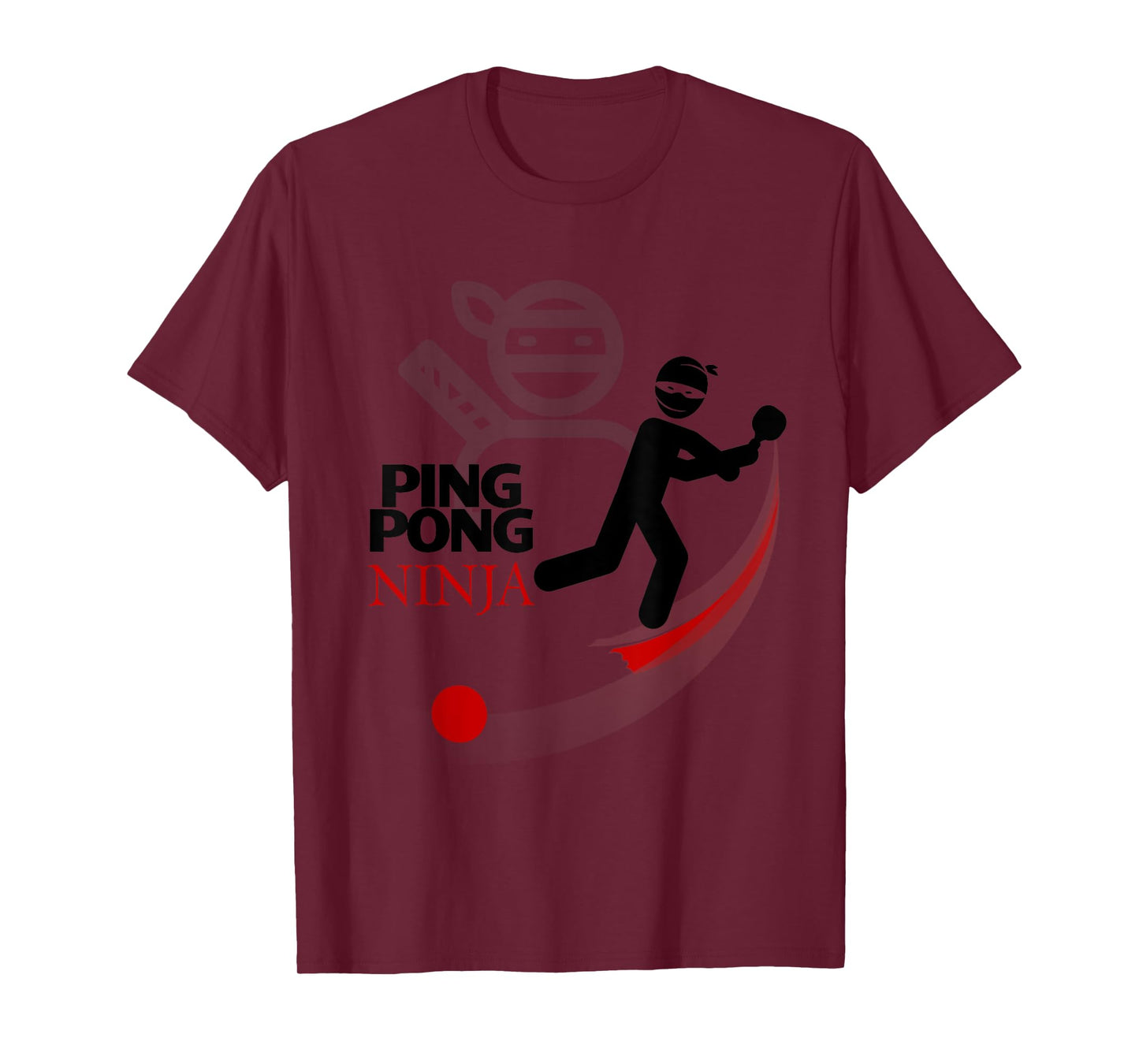 Ping Pong Ninja Cool Funny Table Tennis Player Gift T-Shirt