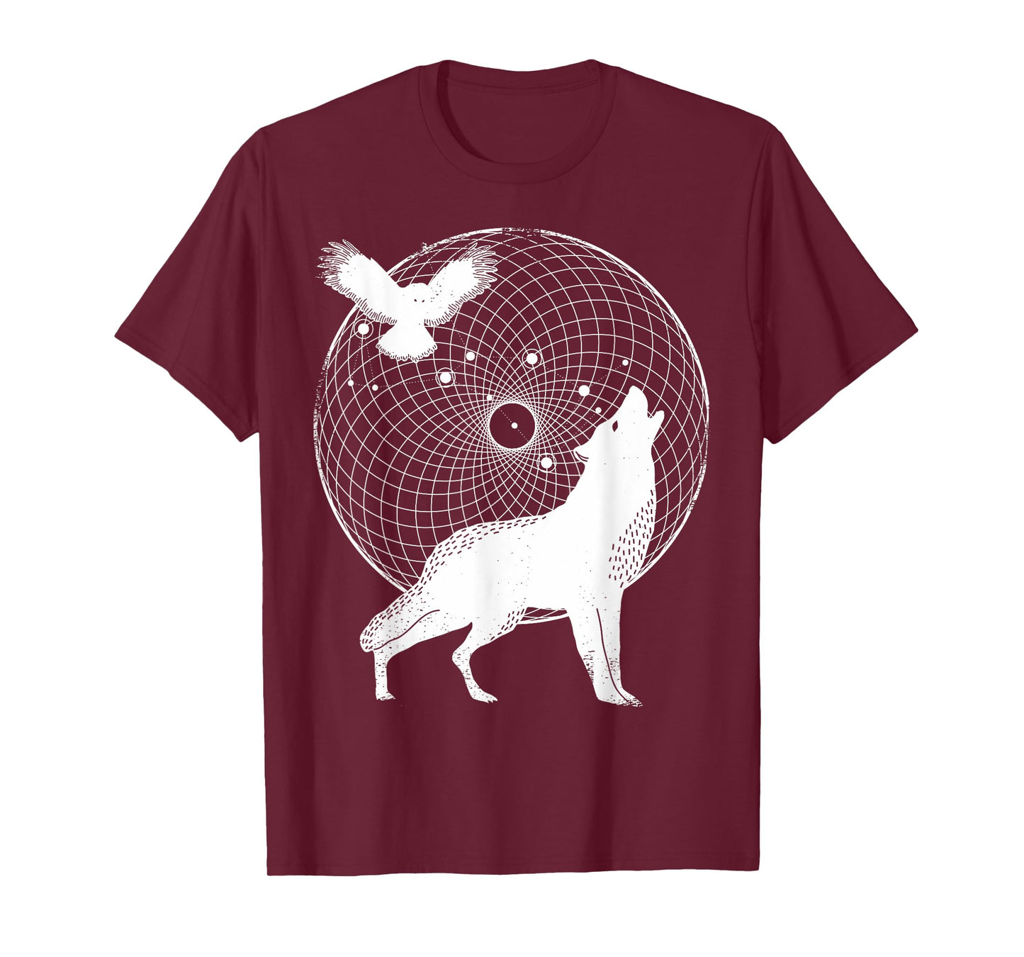 The Dharma Store - Torus Wolf - Sacred Geometry T-Shirt