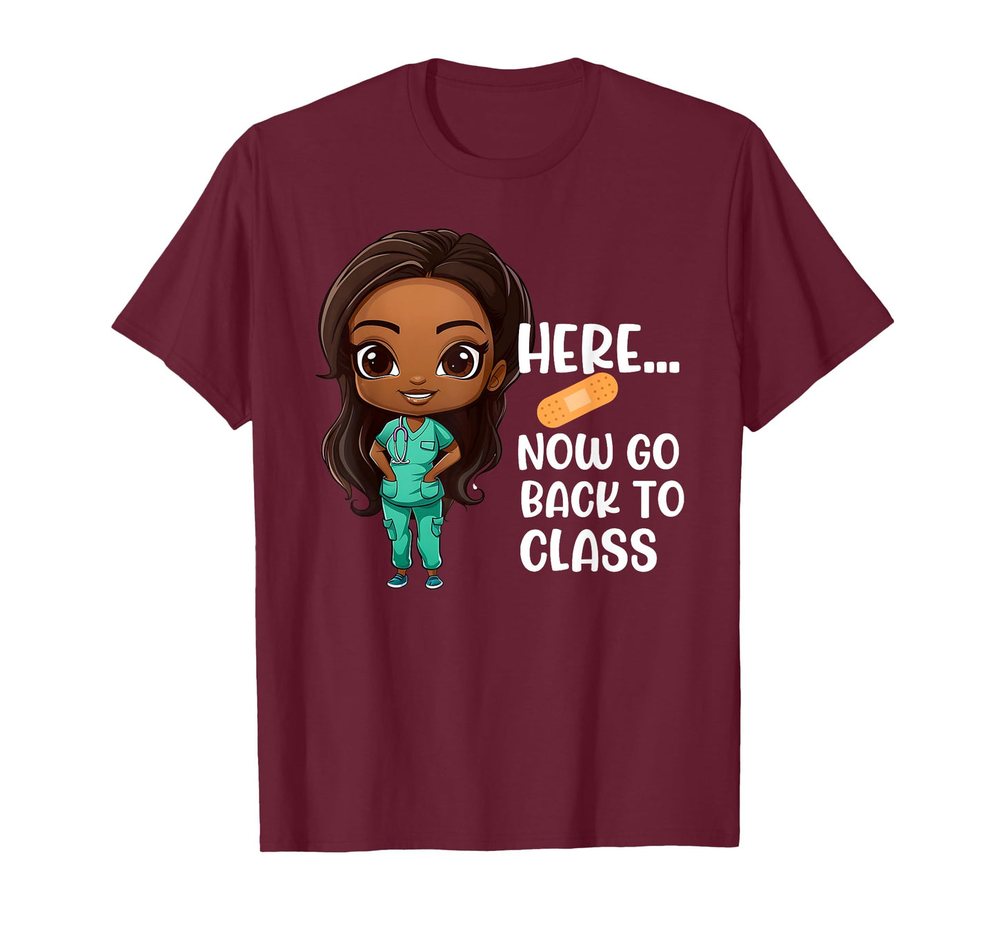 African American Black School Nurse Appreciation Nursing T-Shirt