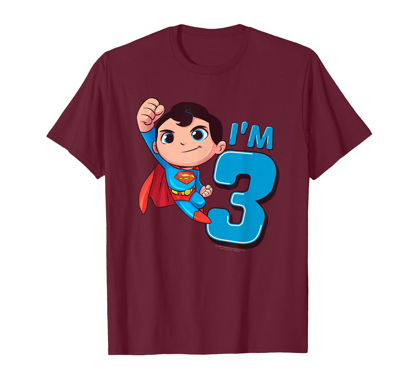 Superman 3rd Birthday Cute I'm 3 T-Shirt
