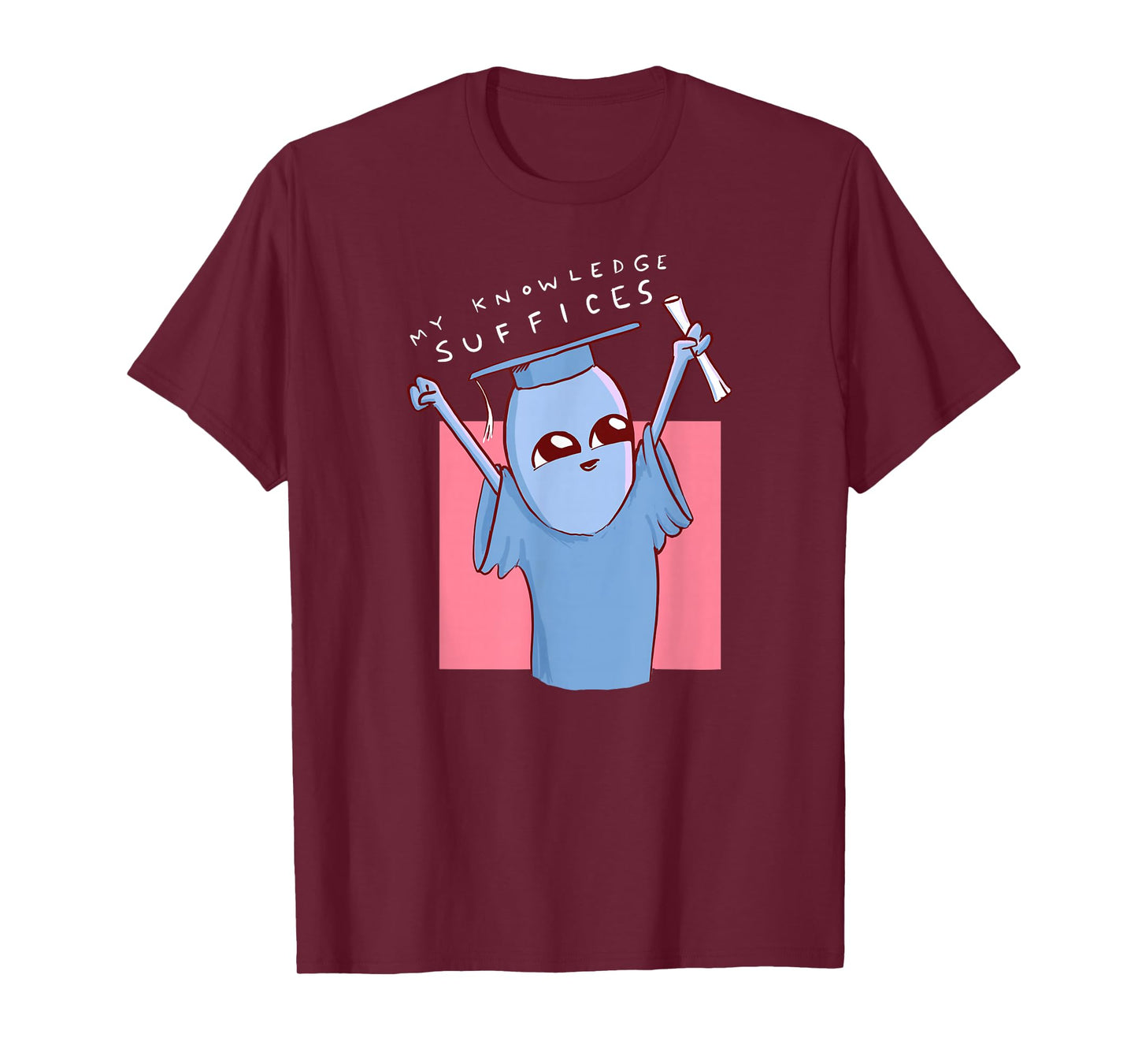 Threadless Nathan W. Pyle My Knowledge Suffices Graphic T-Shirt