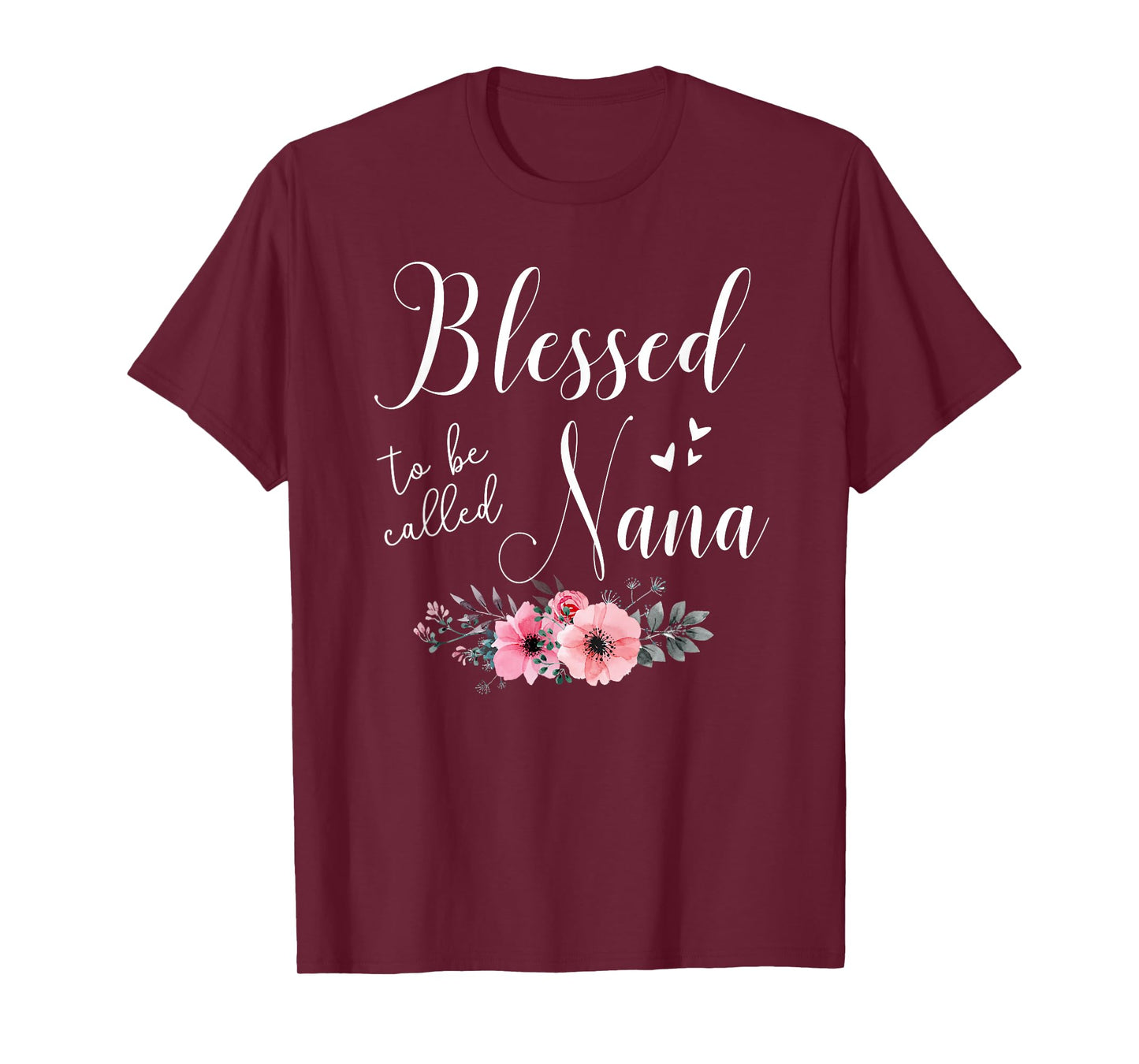 Blessed To Be Nana Women Grandma Mother's Day Christmas T-Shirt