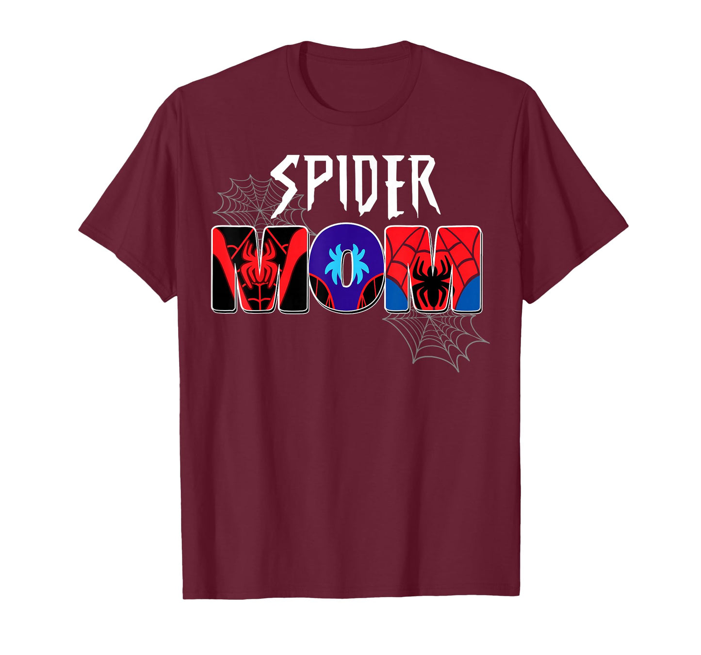 Women Spider Mom Mother's Day Matching Family Birthday T-Shirt