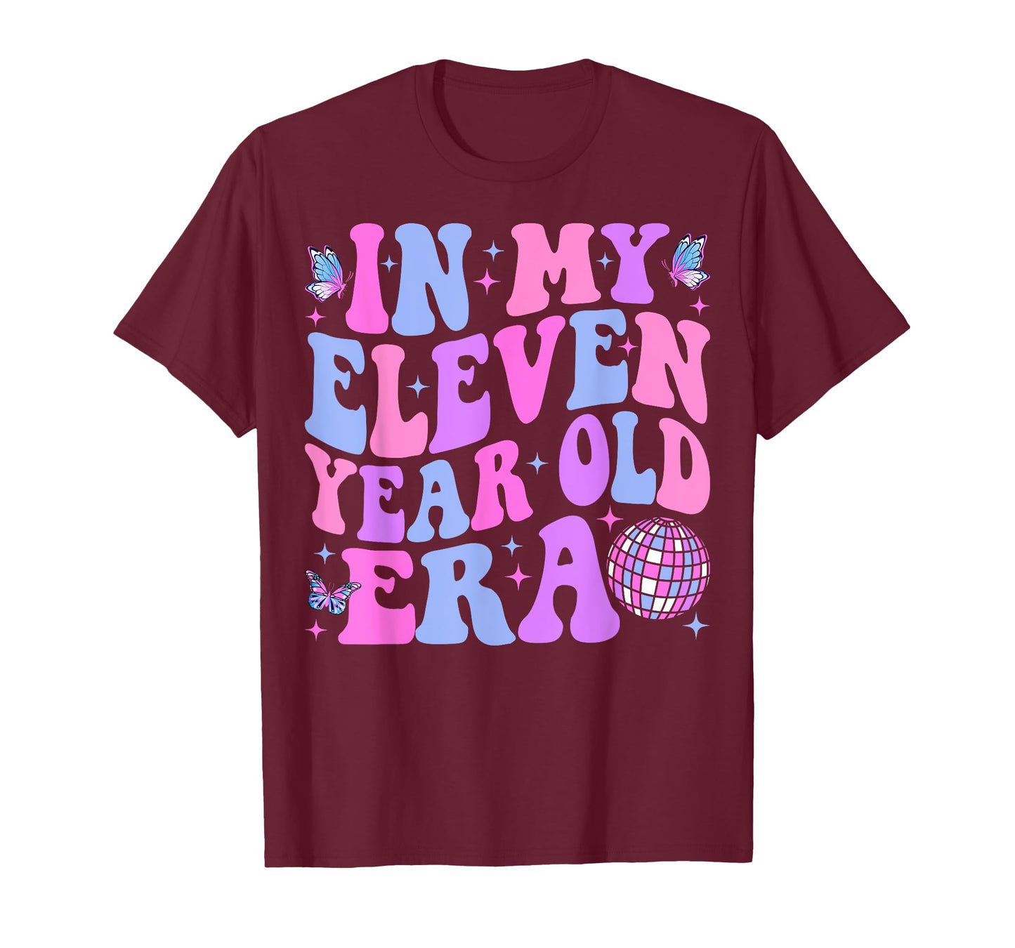 In My Eleven Year Old Era Girl Boy 11th Birthday 11 Year Old T-Shirt