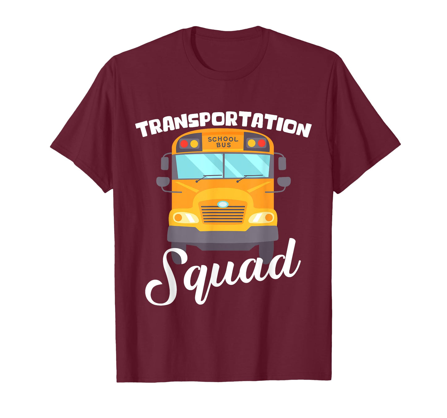 Transportation Squad Back to School Bus Driver Monitor Aide T-Shirt