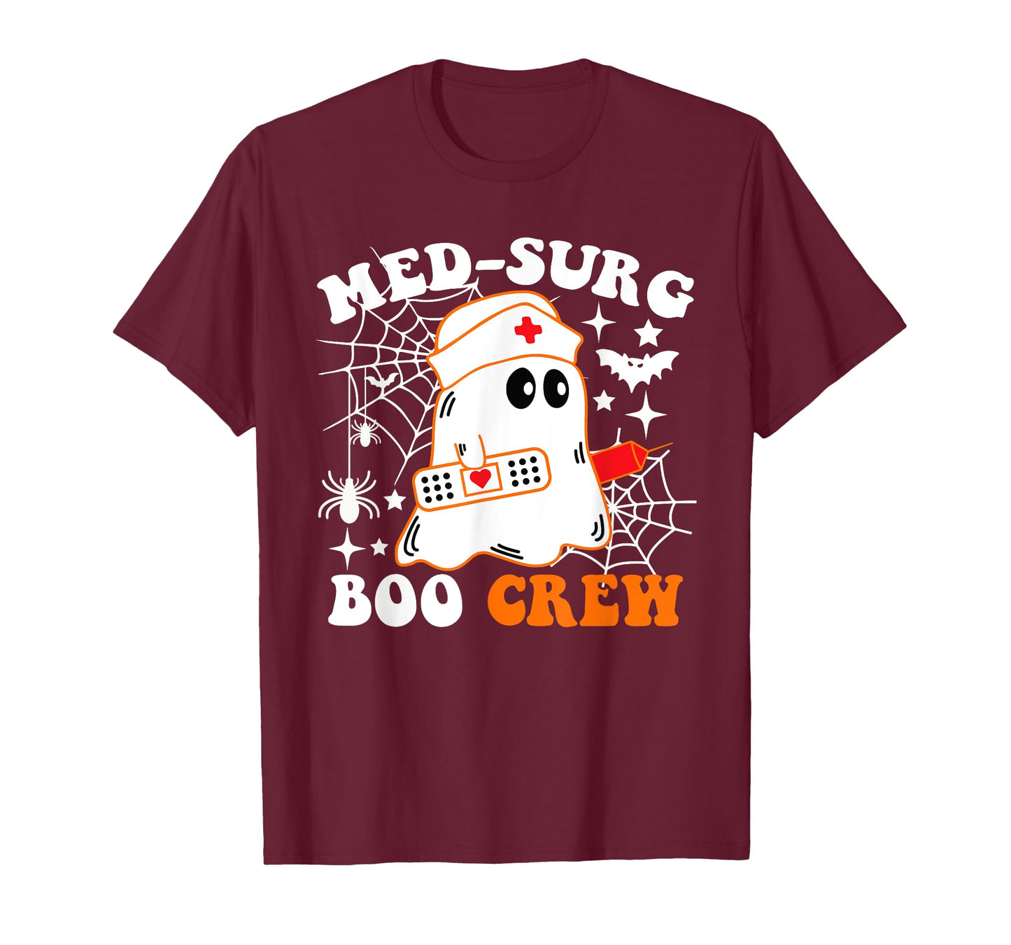 Med-Surg Boo Crew Nurse Funny Halloween Costume T-Shirt