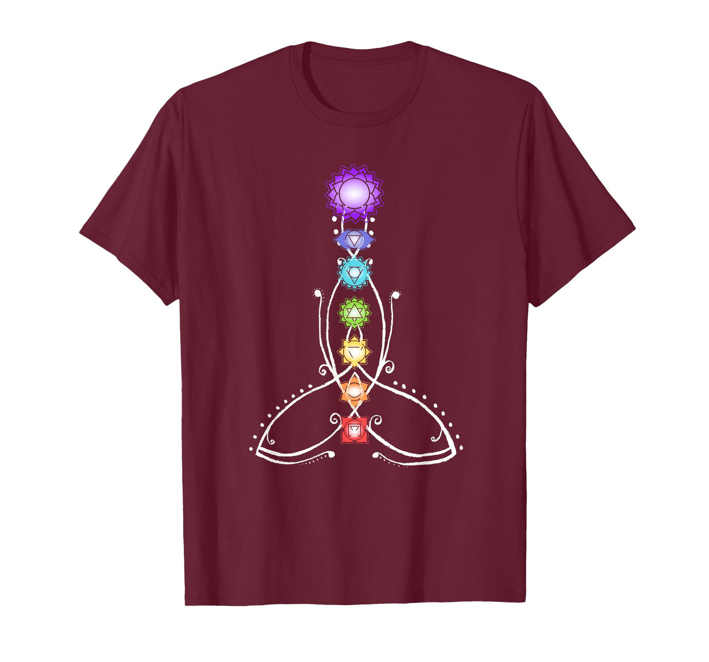 Spiritual Shirts for men and women & Yoga clothes Yoga Meditation Spiritual Body Energy Chakra T-Shirt