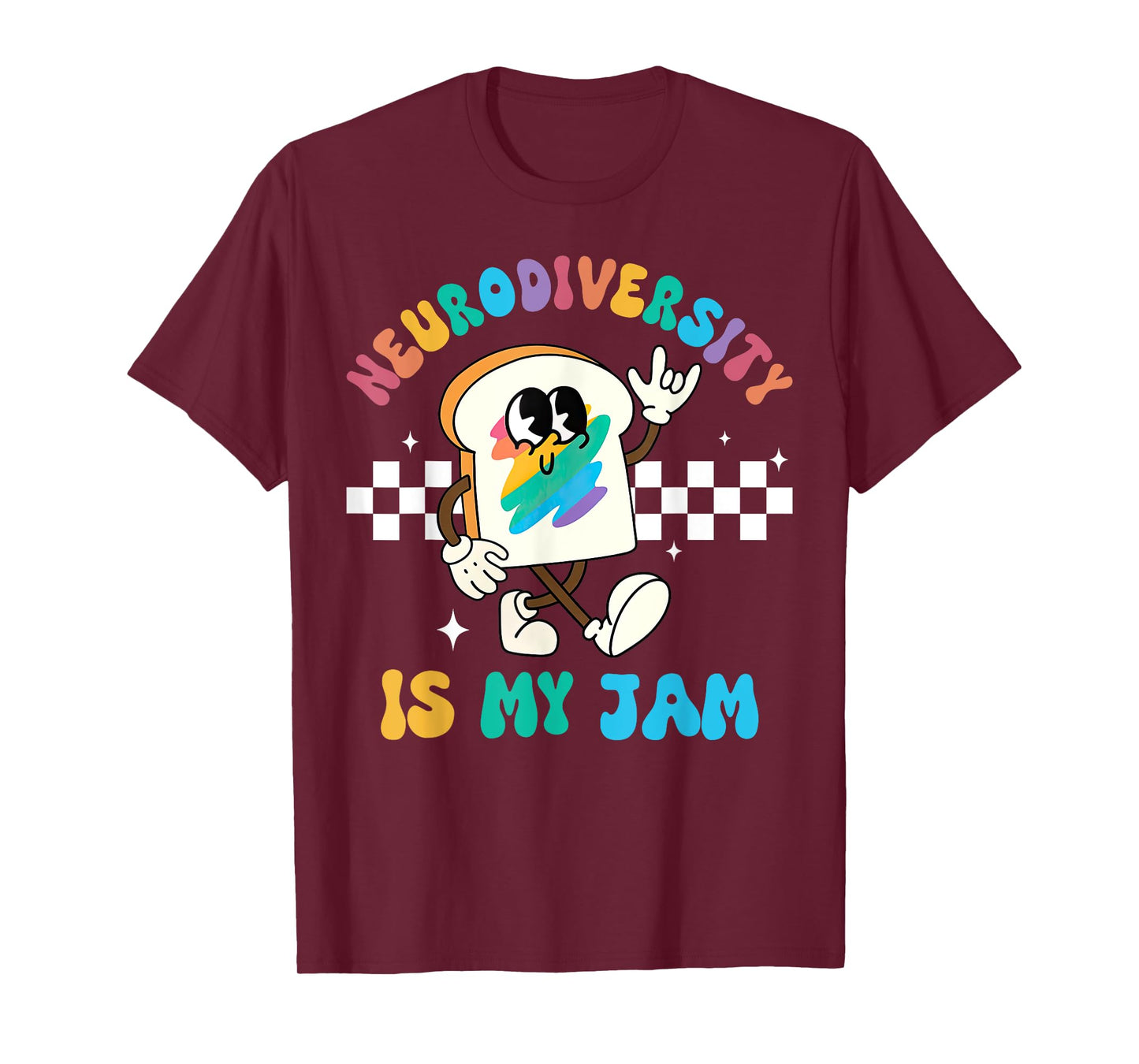 Retro Neurodiversity Is My Jam ADHD Autism Awareness Support T-Shirt